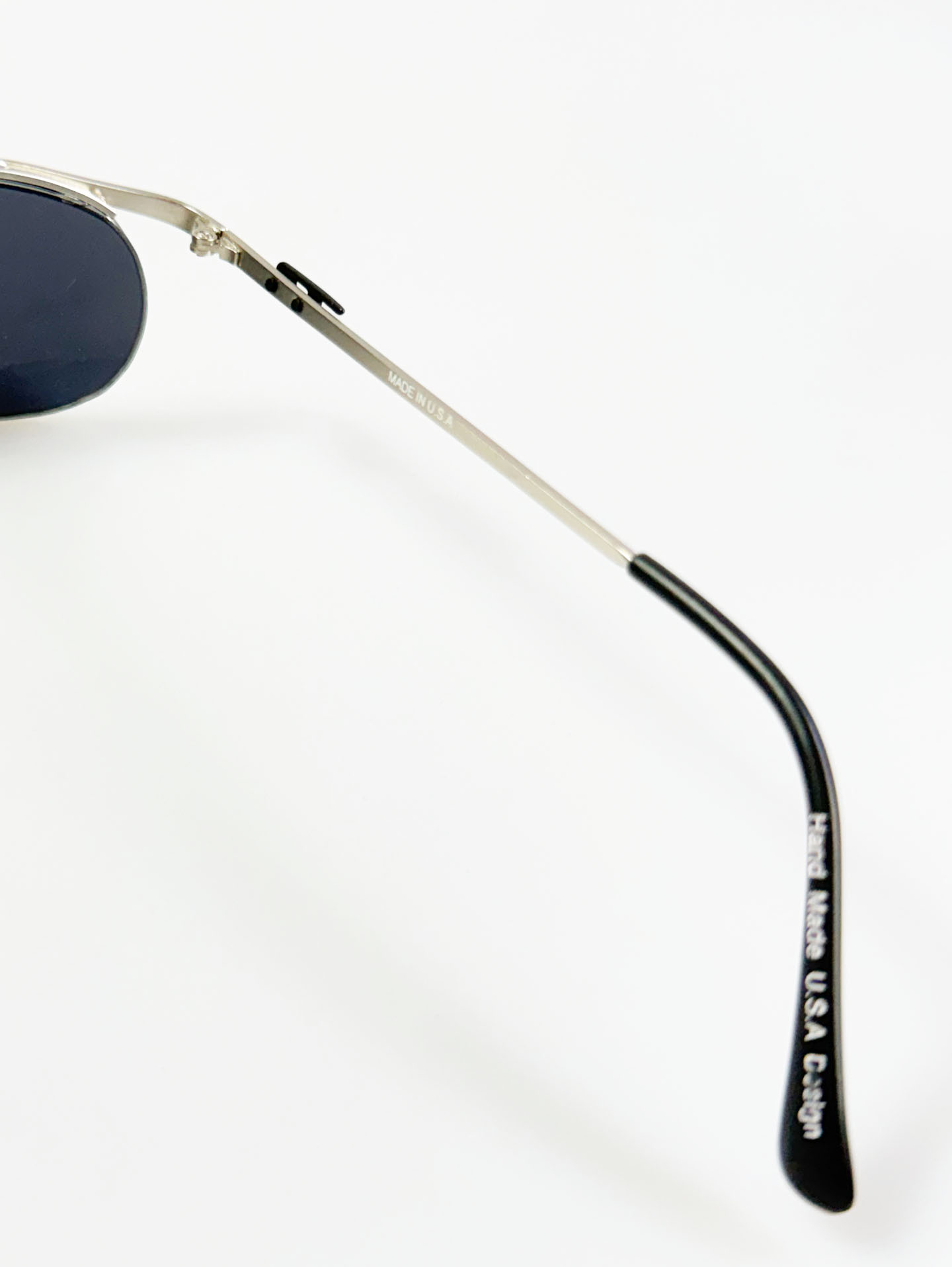 90's DODGE Silver Oval Wire Frame Sunglasses