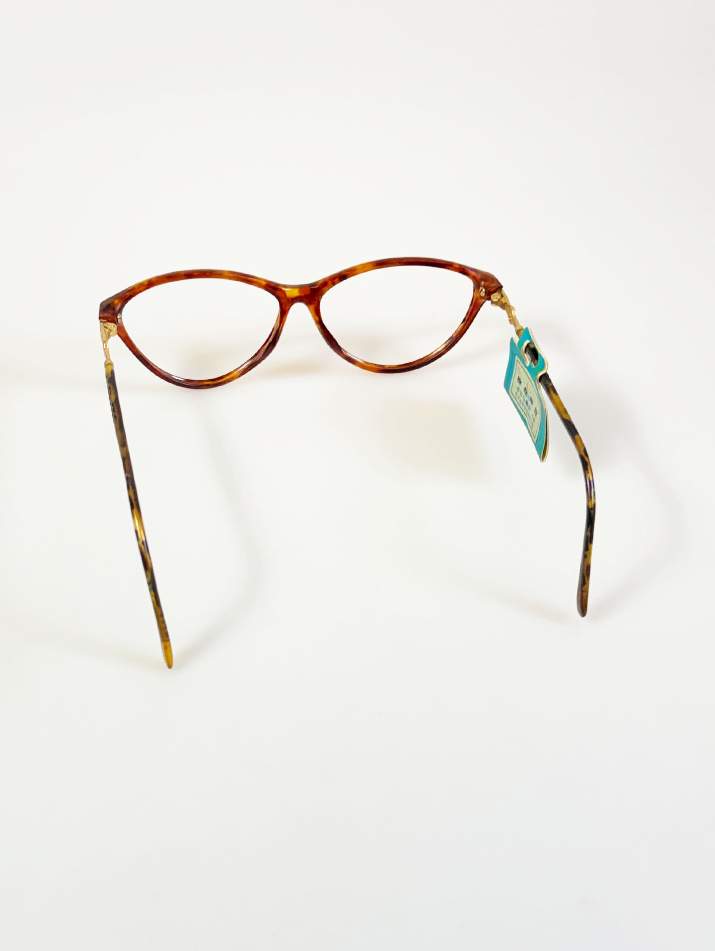 90's CHIEF Tortoiseshell Cat-Eye Horn-Rim Frame Glasses