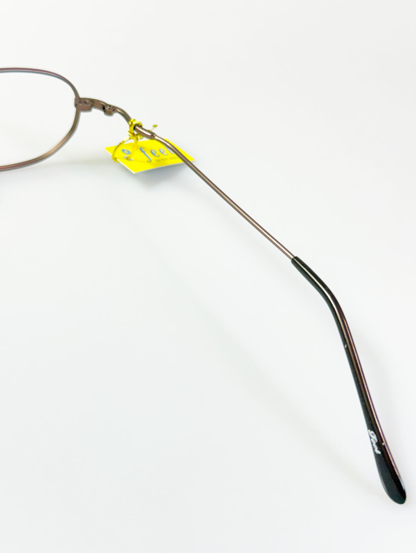 90’s FEEL Slim Oval Bronze Brown Metal Glasses