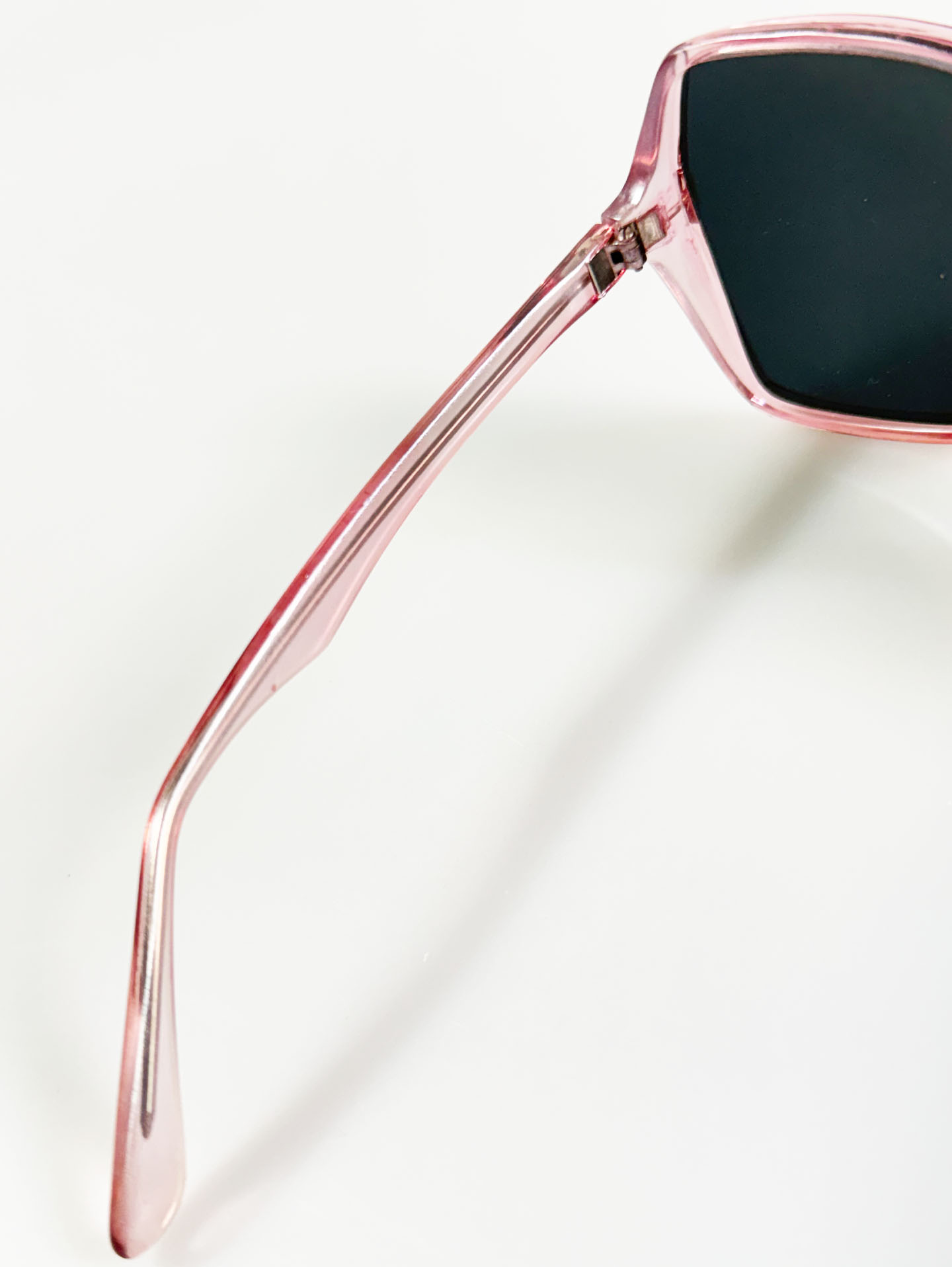90's Oversized Bold Square Pink Frame Sunglasses