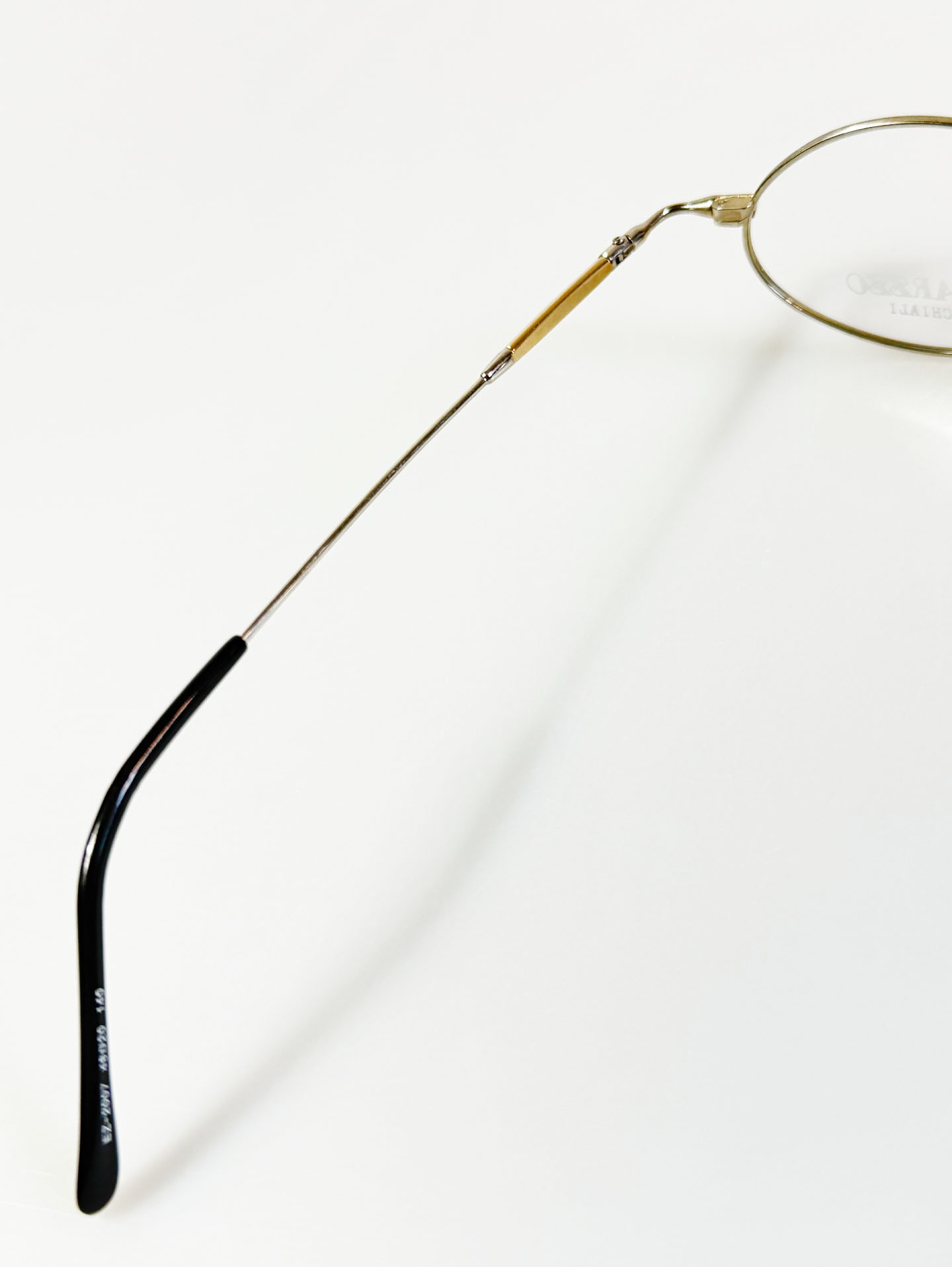 ESPARSO OCCHIALI Silver Slim Oval Metal Glasses