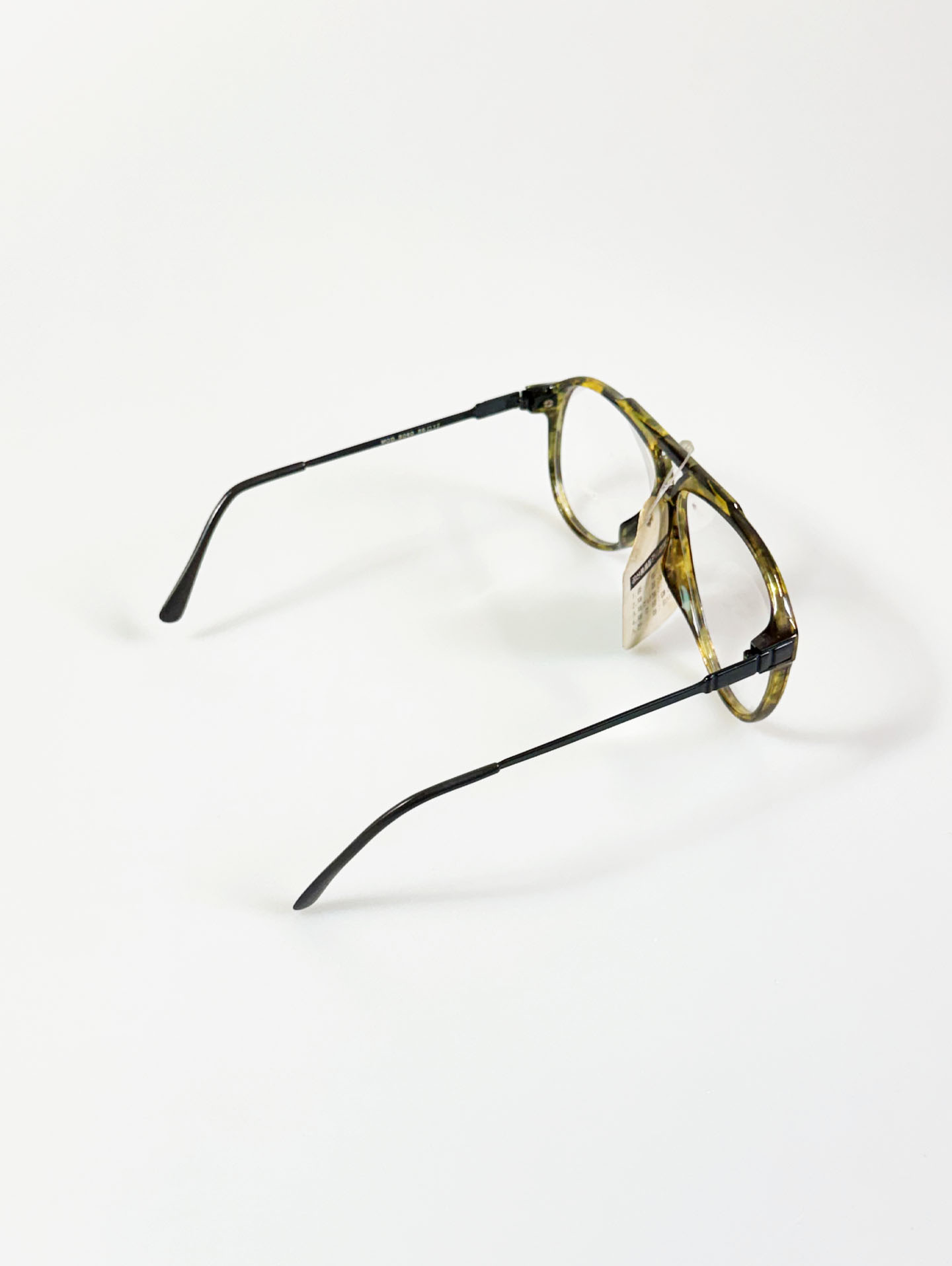 90's LONG CHAMP Marble Boeing Square Frame Glasses