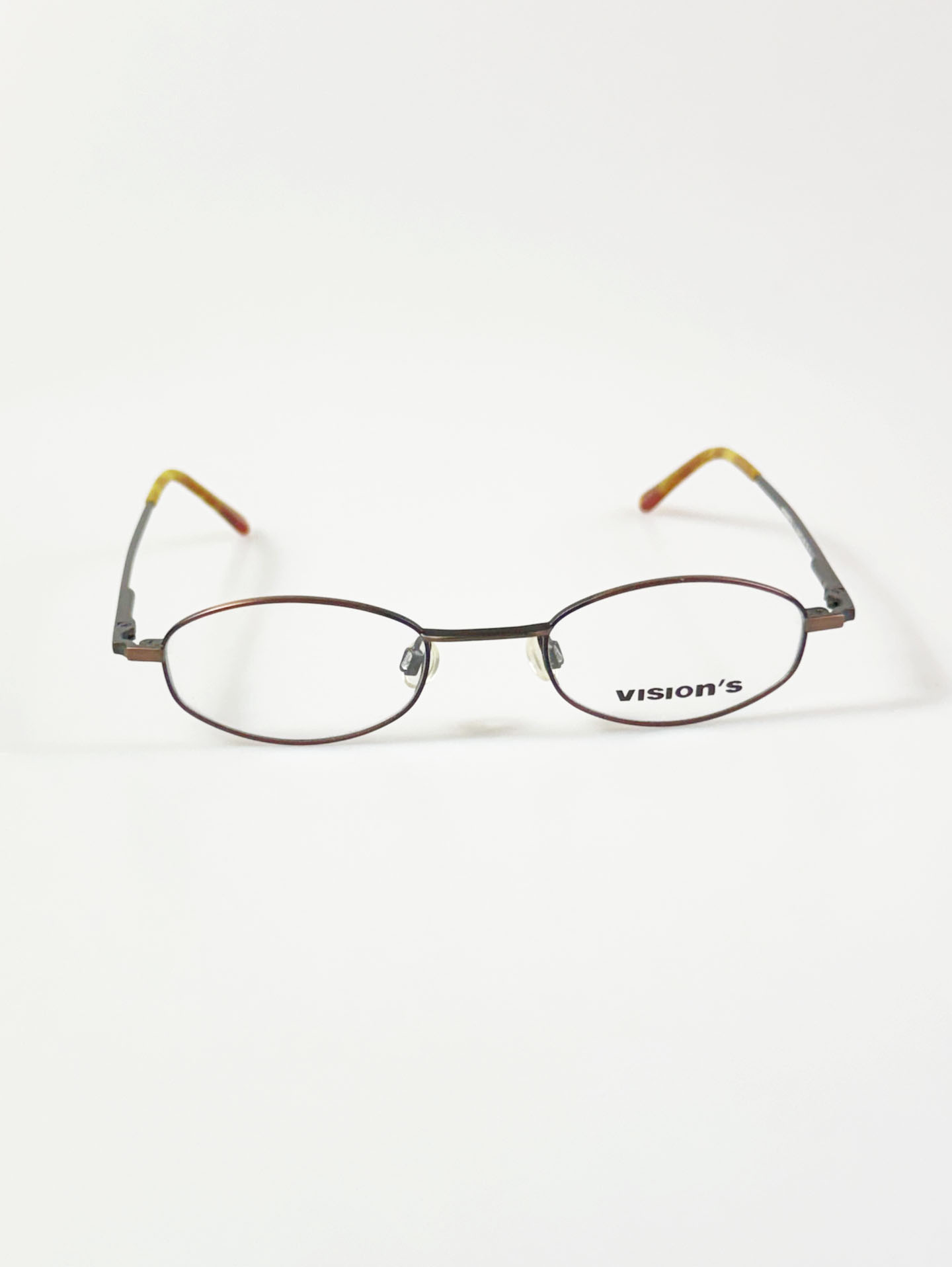 Vision’s Slim Oval Two-Tone Metal Glasses