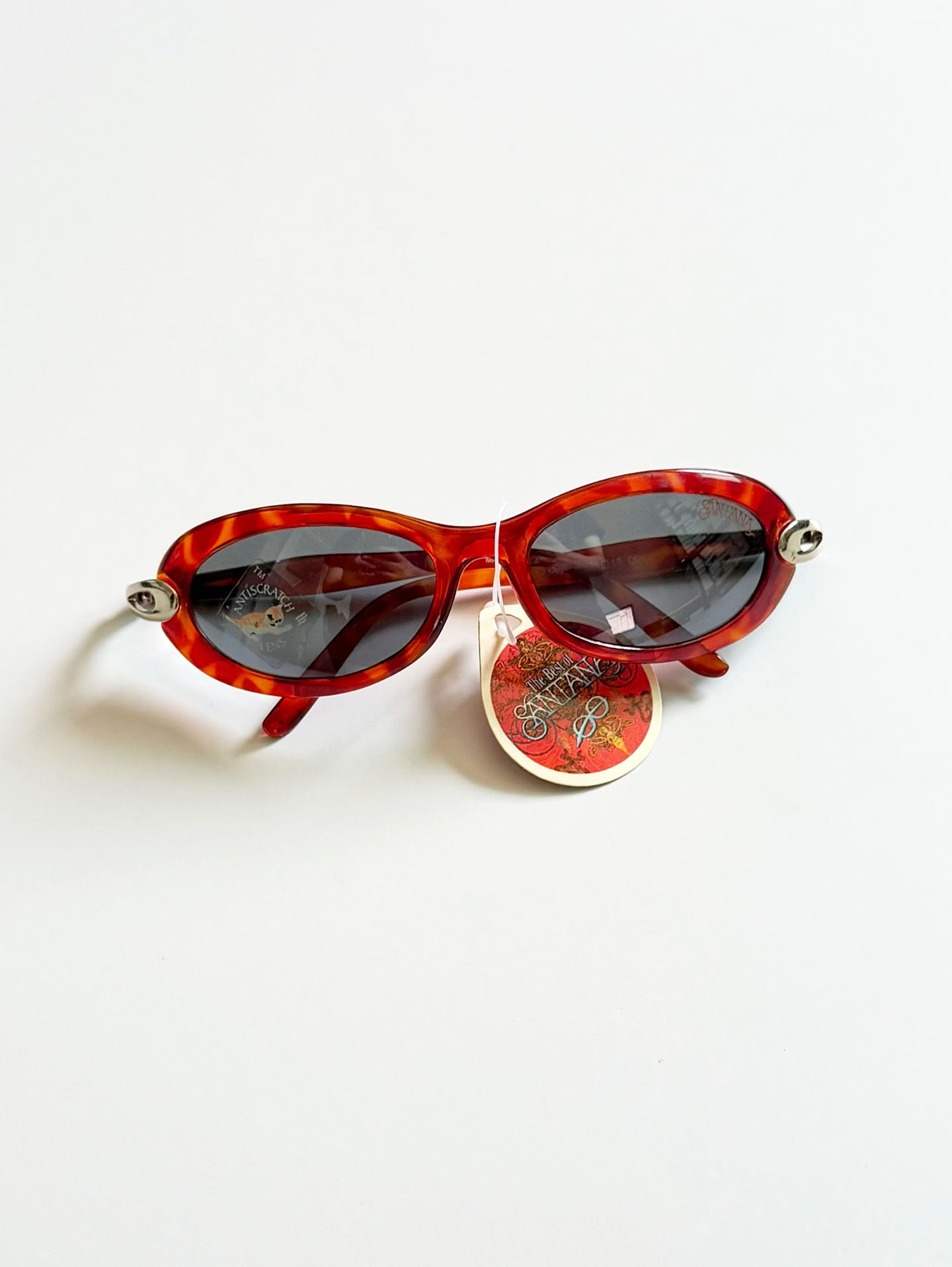 90’s SANTANA Tortoiseshell Oval Frame Sunglasses