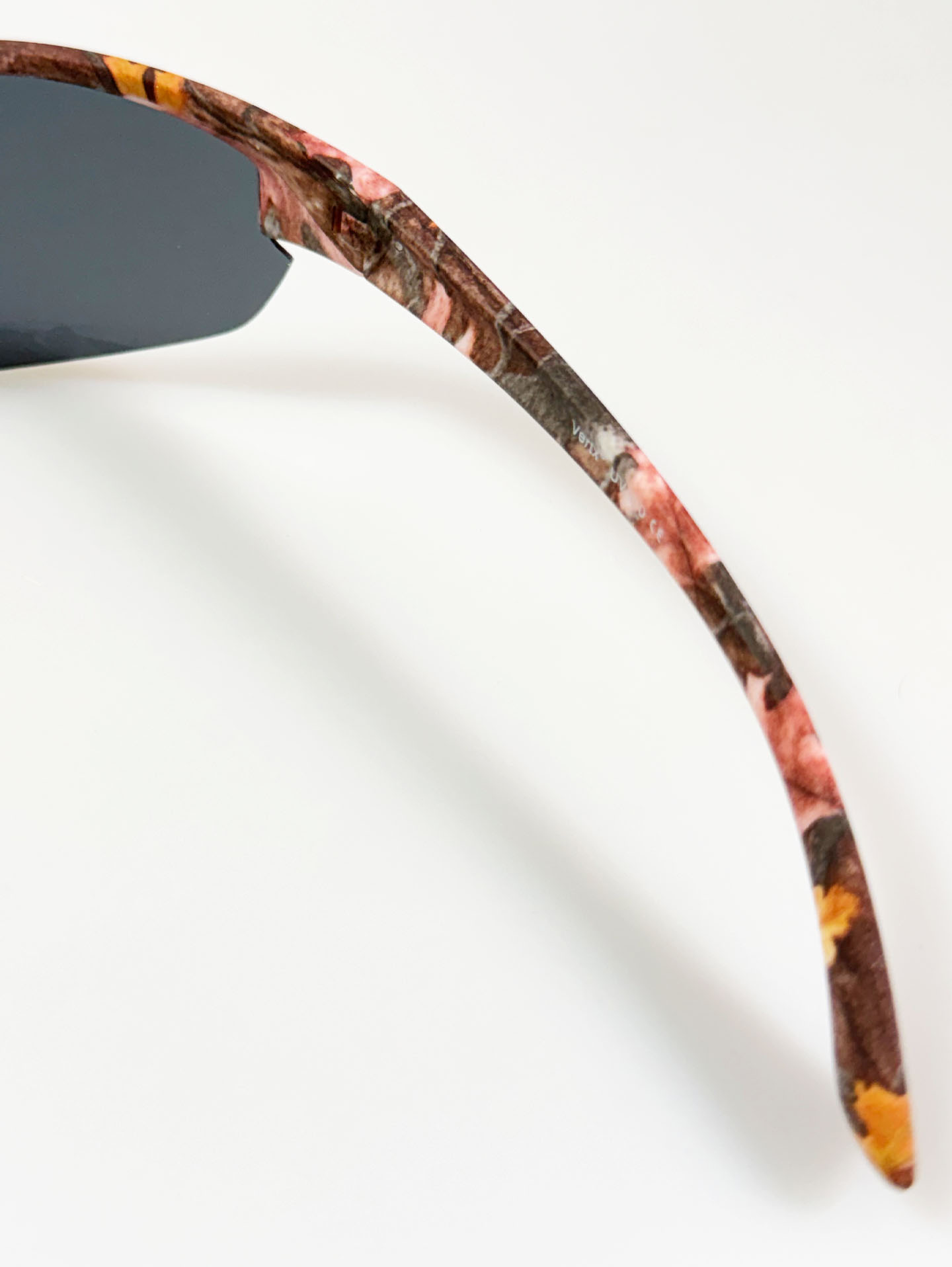 VERTX Realtree Pattern Wraparound Half-Rim Sunglasses