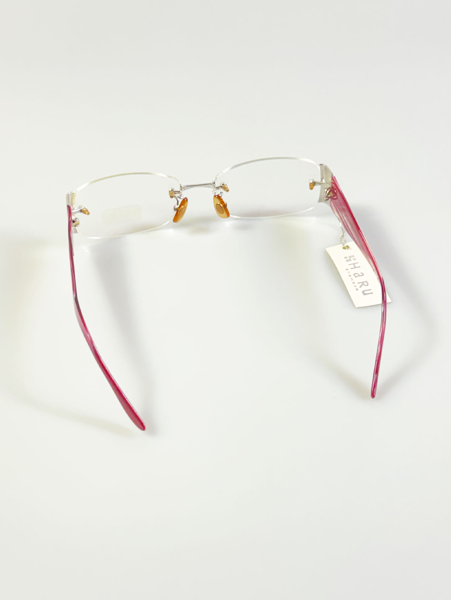 HARU Rimless Square Metal Frame Glasses