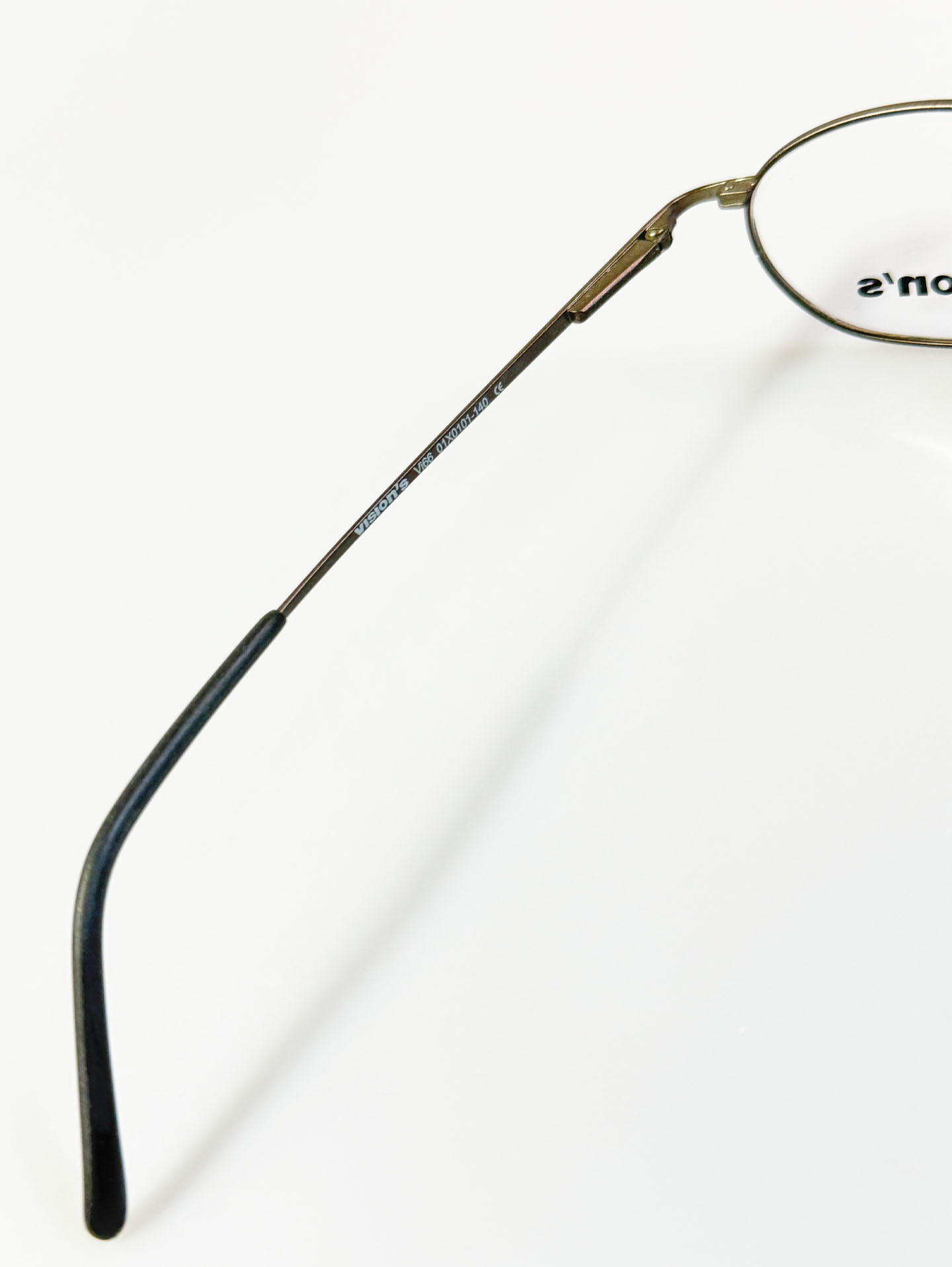 90’s Vision’s Slim Oval Grey Metal Glasses