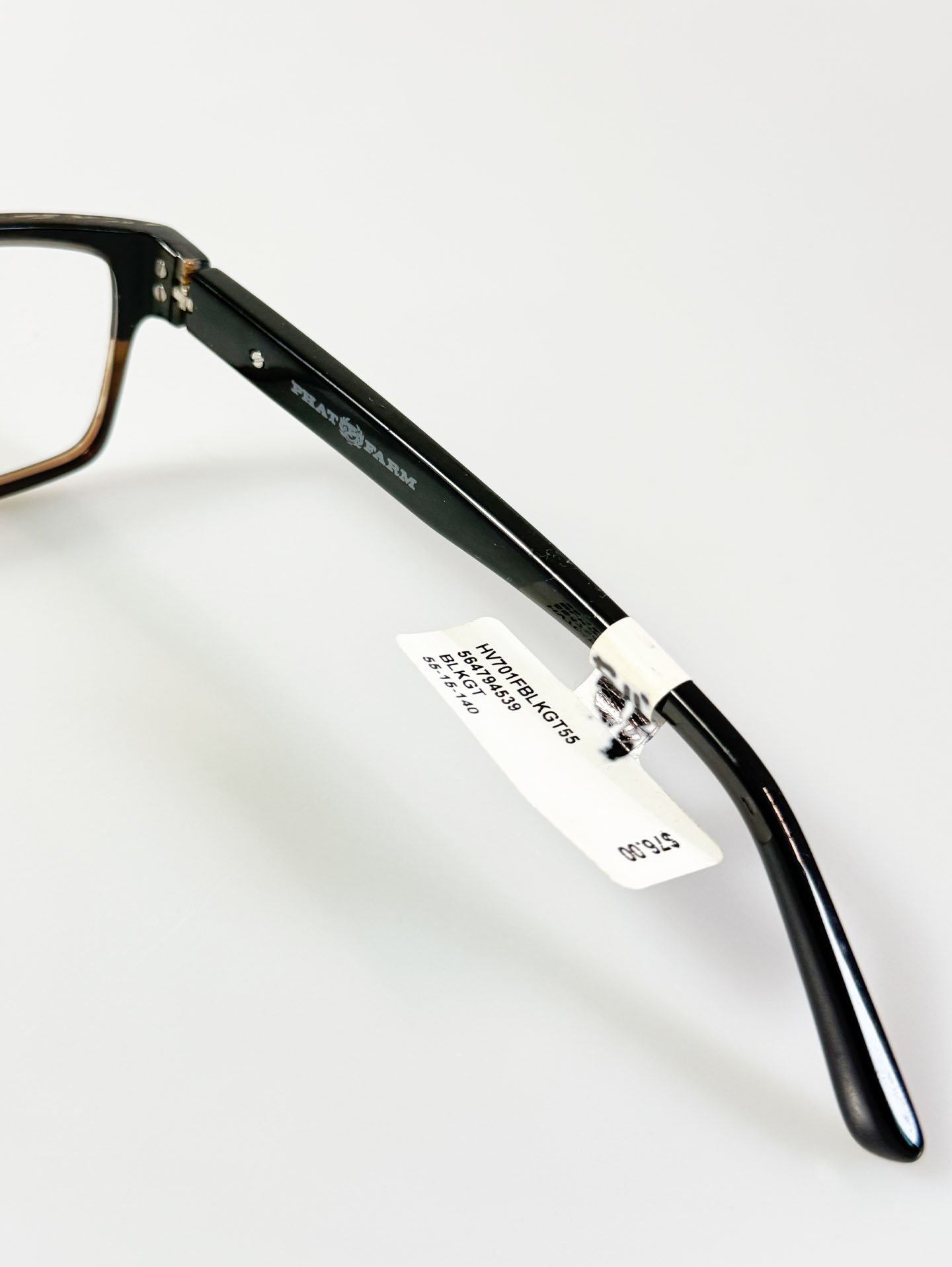 PHAT FARM Gradient Two-Tone Bold Square Glasses