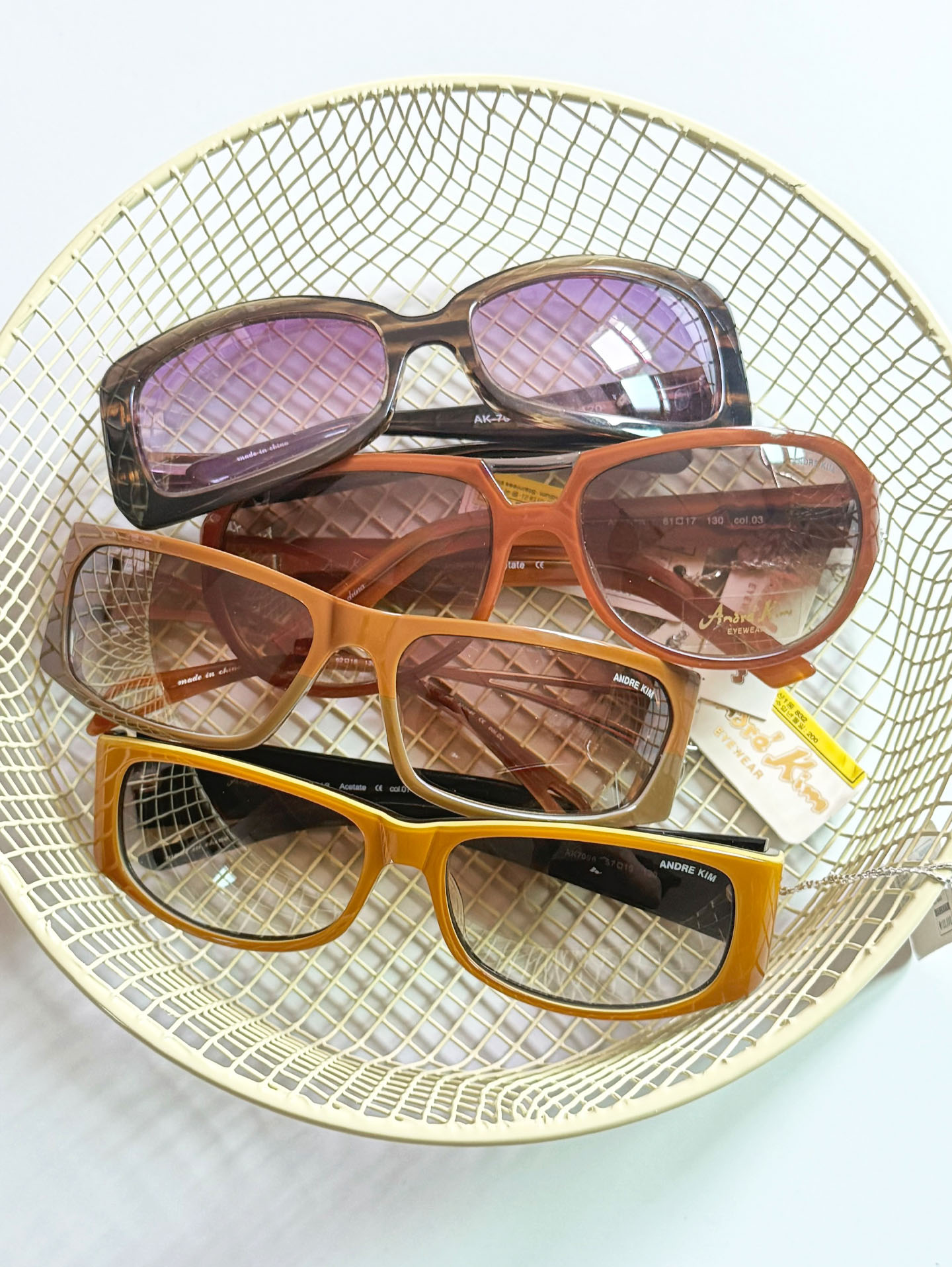 ANDRE KIM Bold Frame Sunglasses Collection Series 02