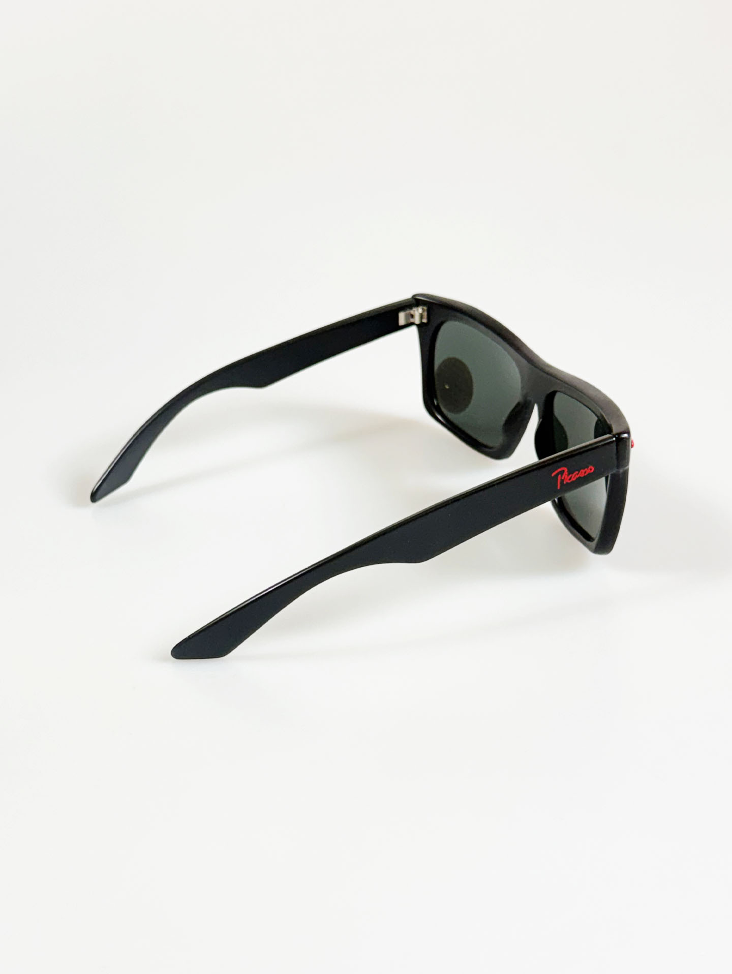 90's PICASO Black Bold Square Frame Sunglasses