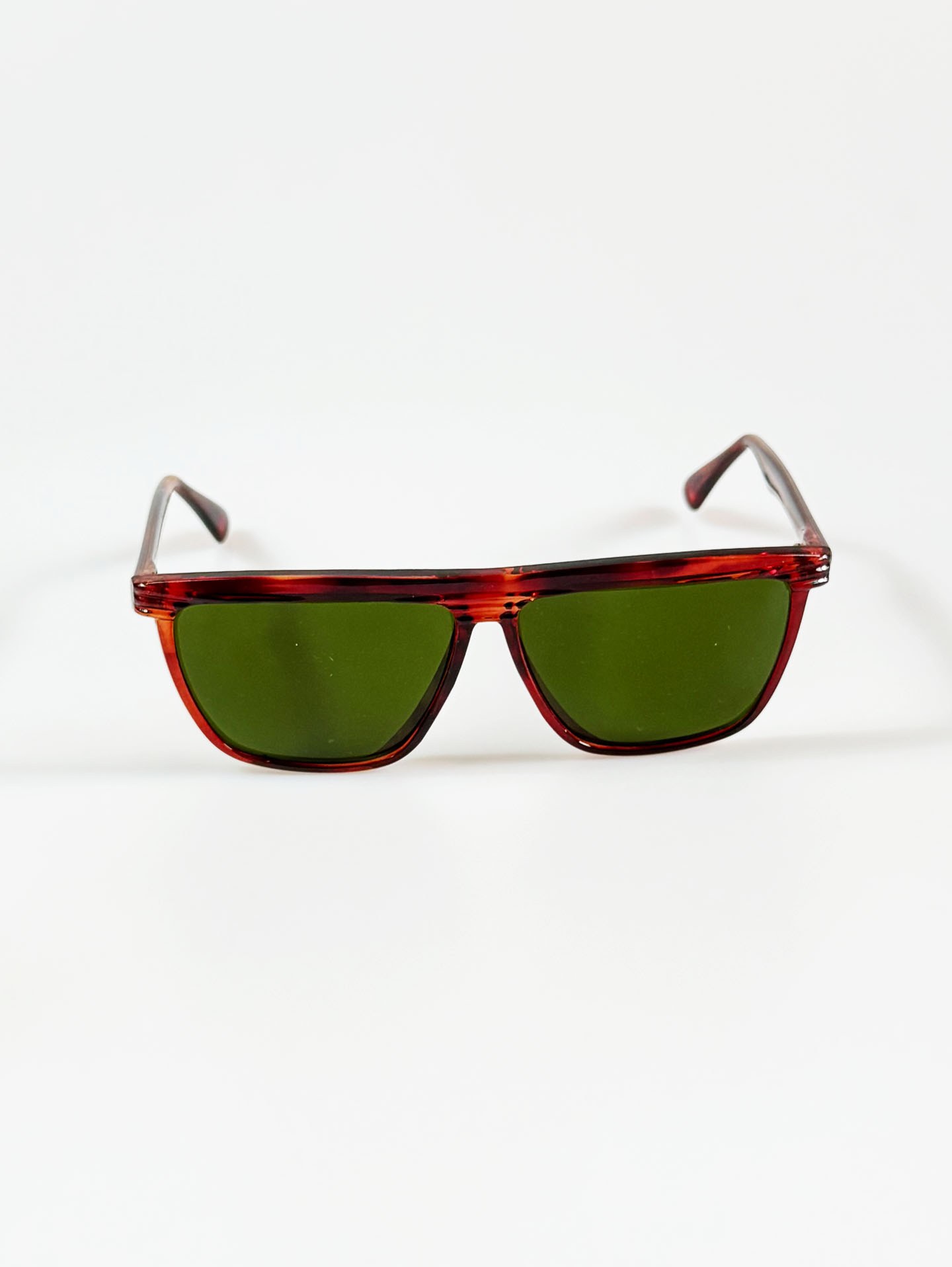 90's TECH Tortoiseshell Square Sunglasses