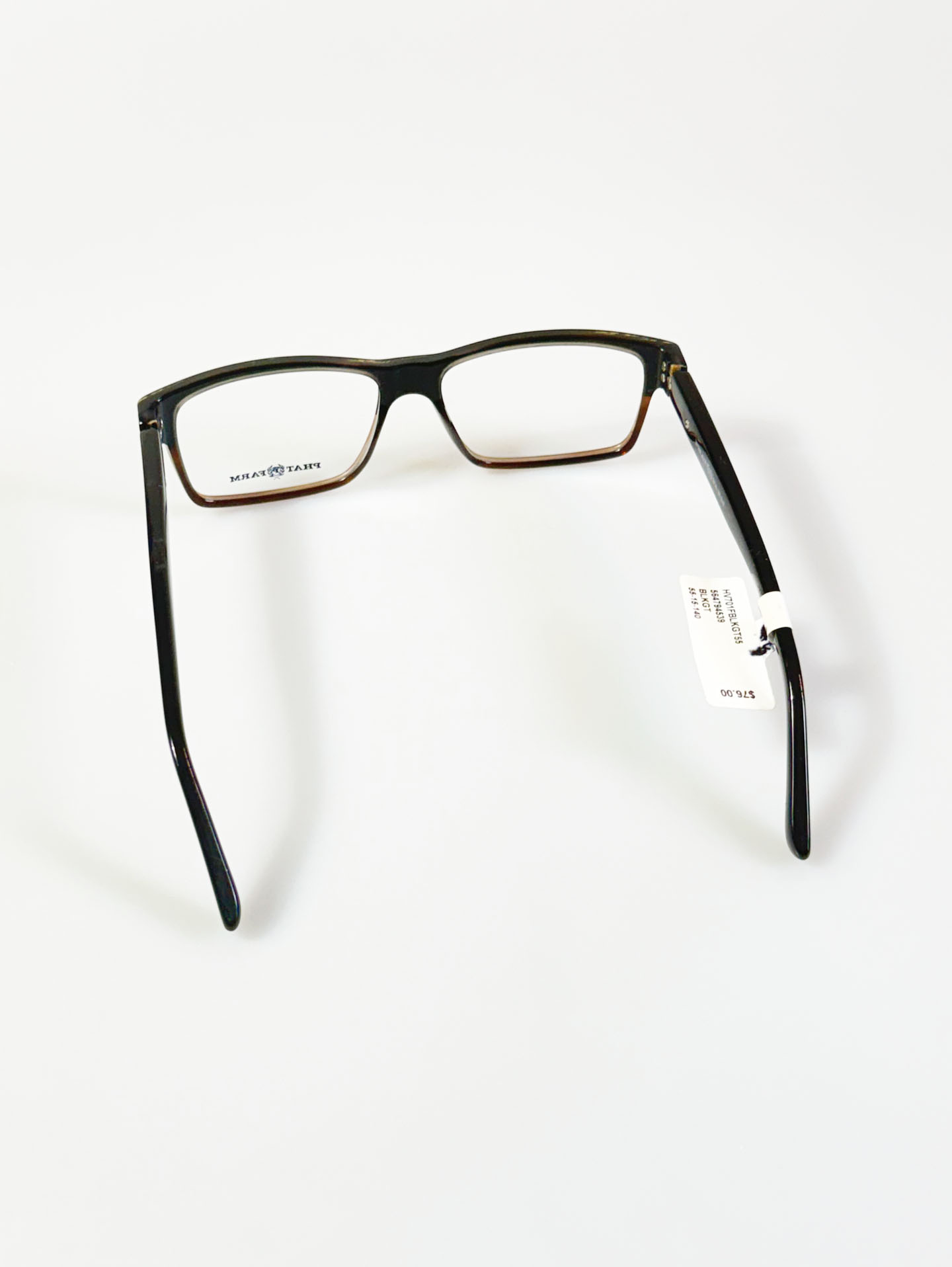 PHAT FARM Gradient Two-Tone Bold Square Glasses