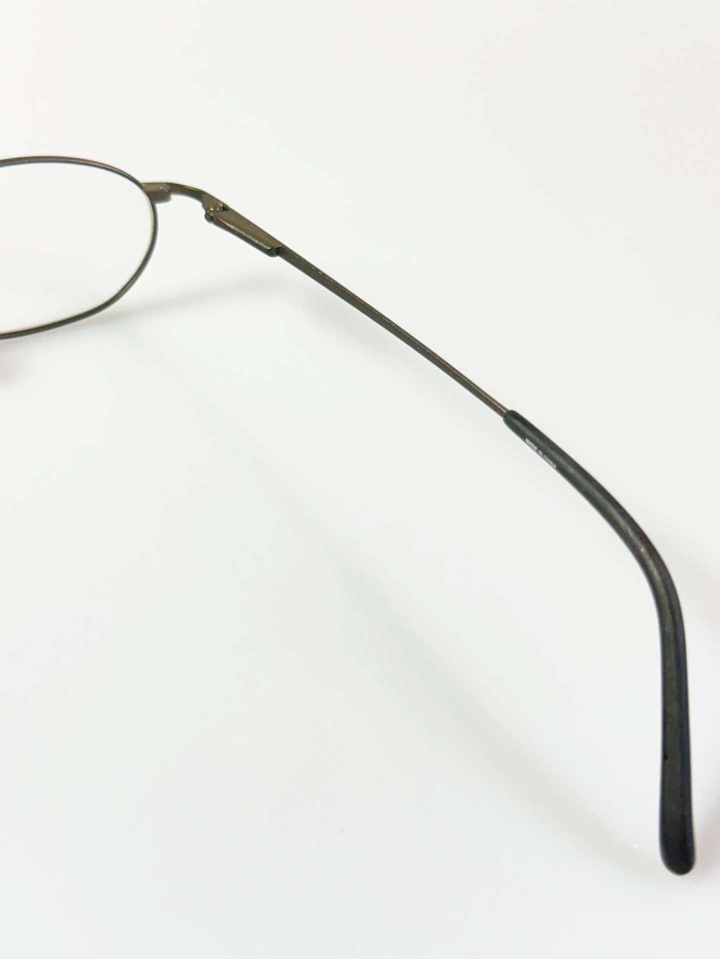 90’s Vision’s Slim Oval Grey Metal Glasses