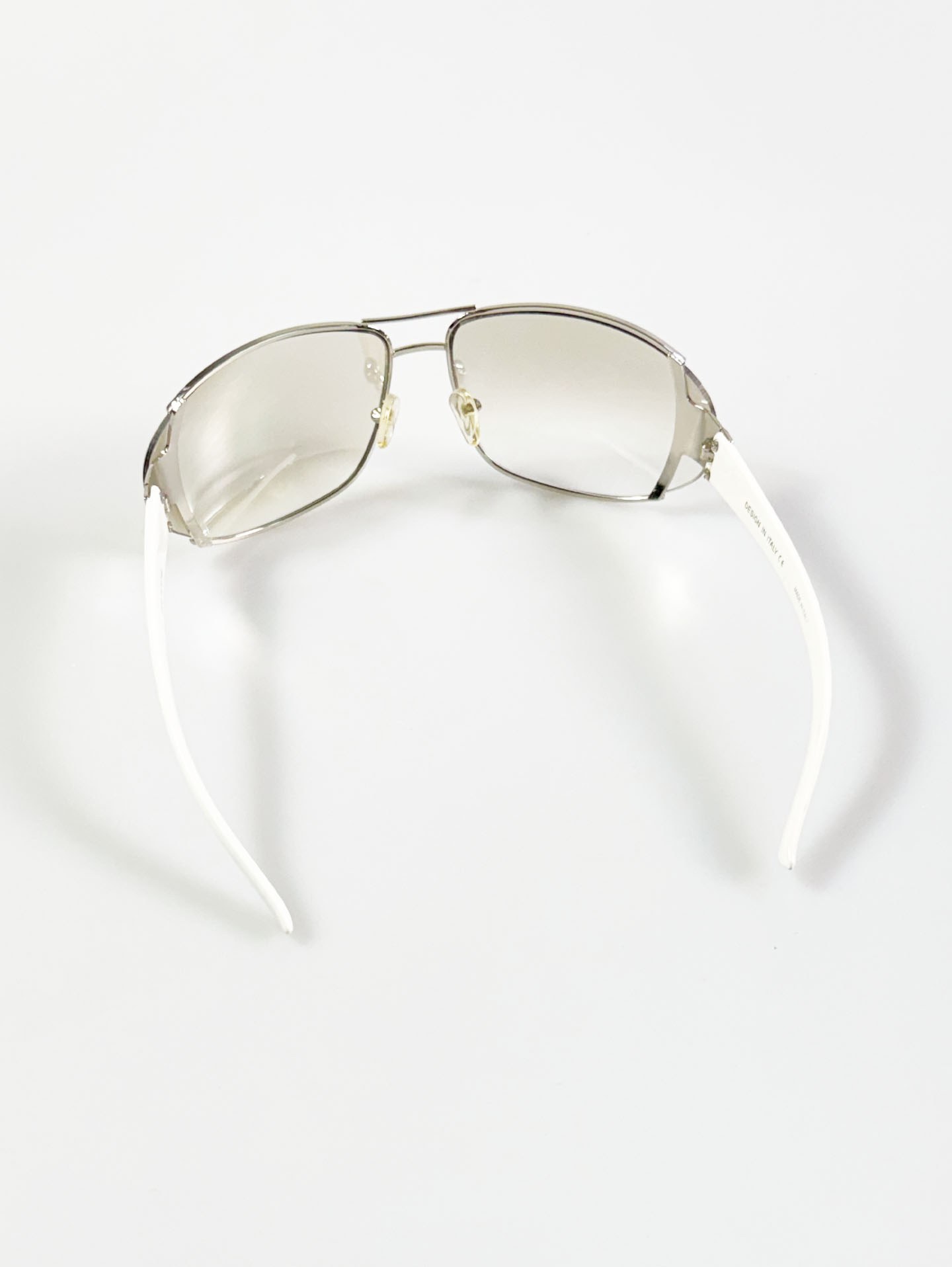 Aviator Semi-Rimless Metal Tint Sunglasses