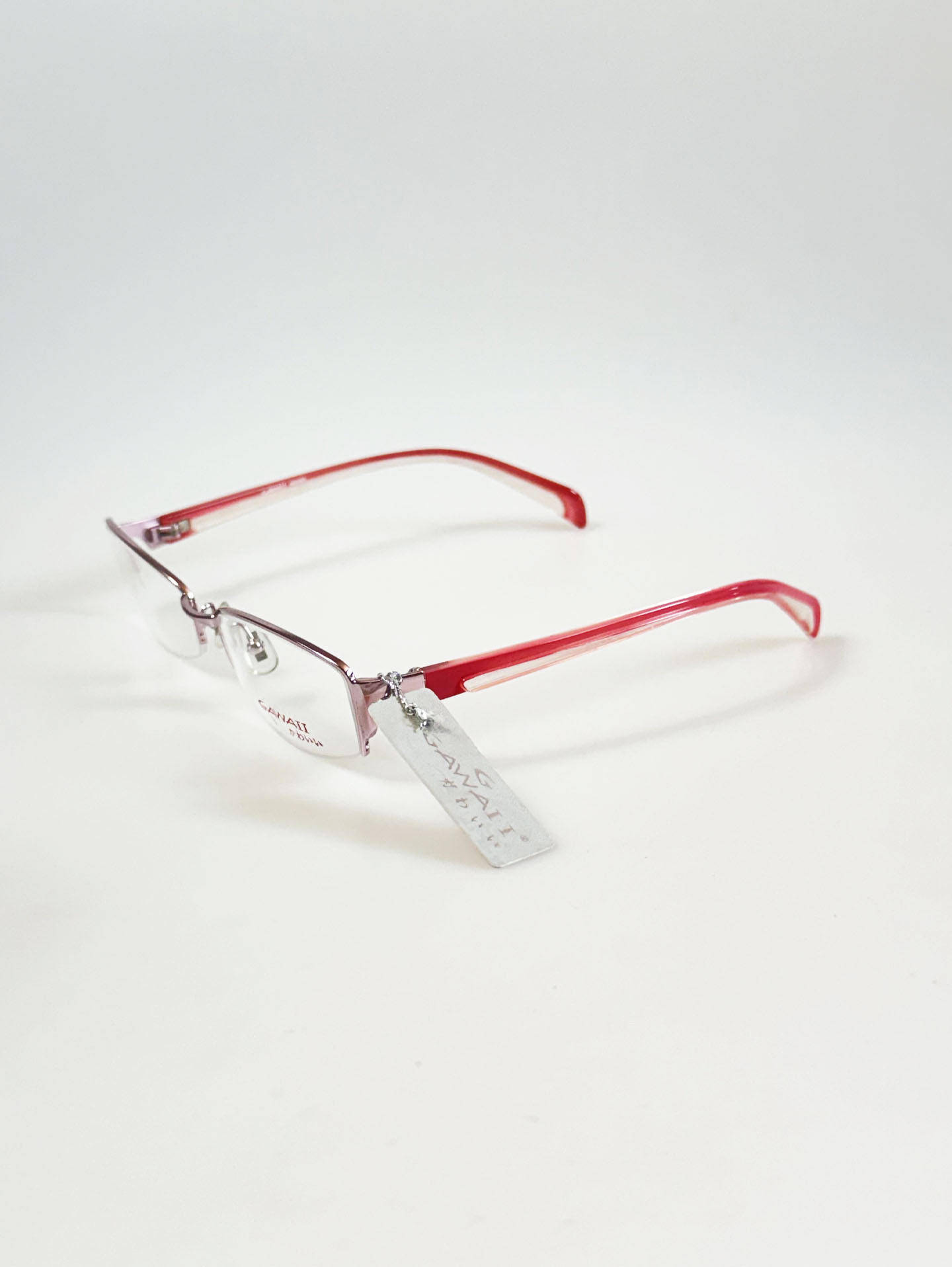 GAWAII Titanium Semi-Rimless Glasses Collection Series 02.