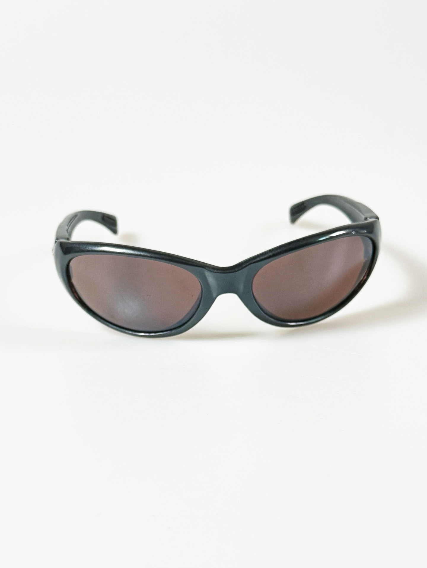 BLOC Charcoal Wraparound Oval Tint Sunglasses