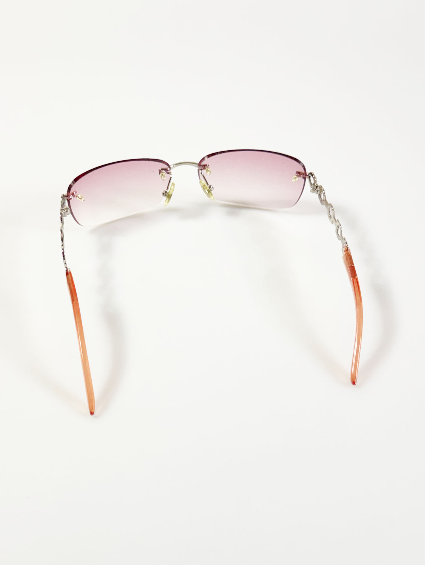 CAPRIO Rimless Square Metal Tint Sunglasses