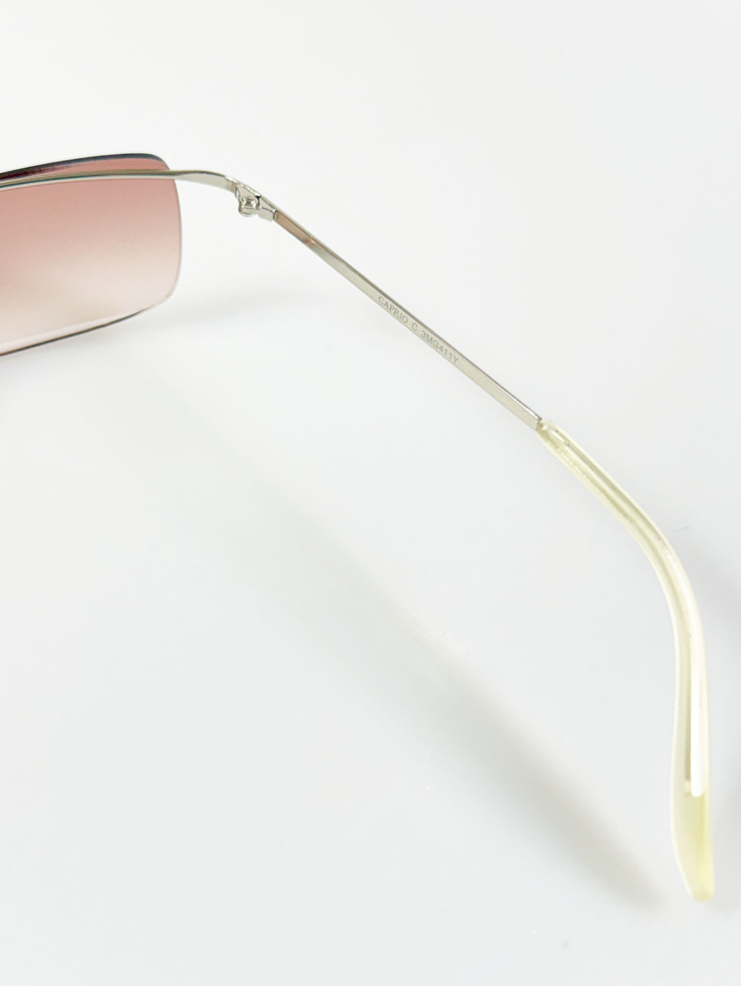 CAPRIO Rimless Square Metal Tint Sunglasses
