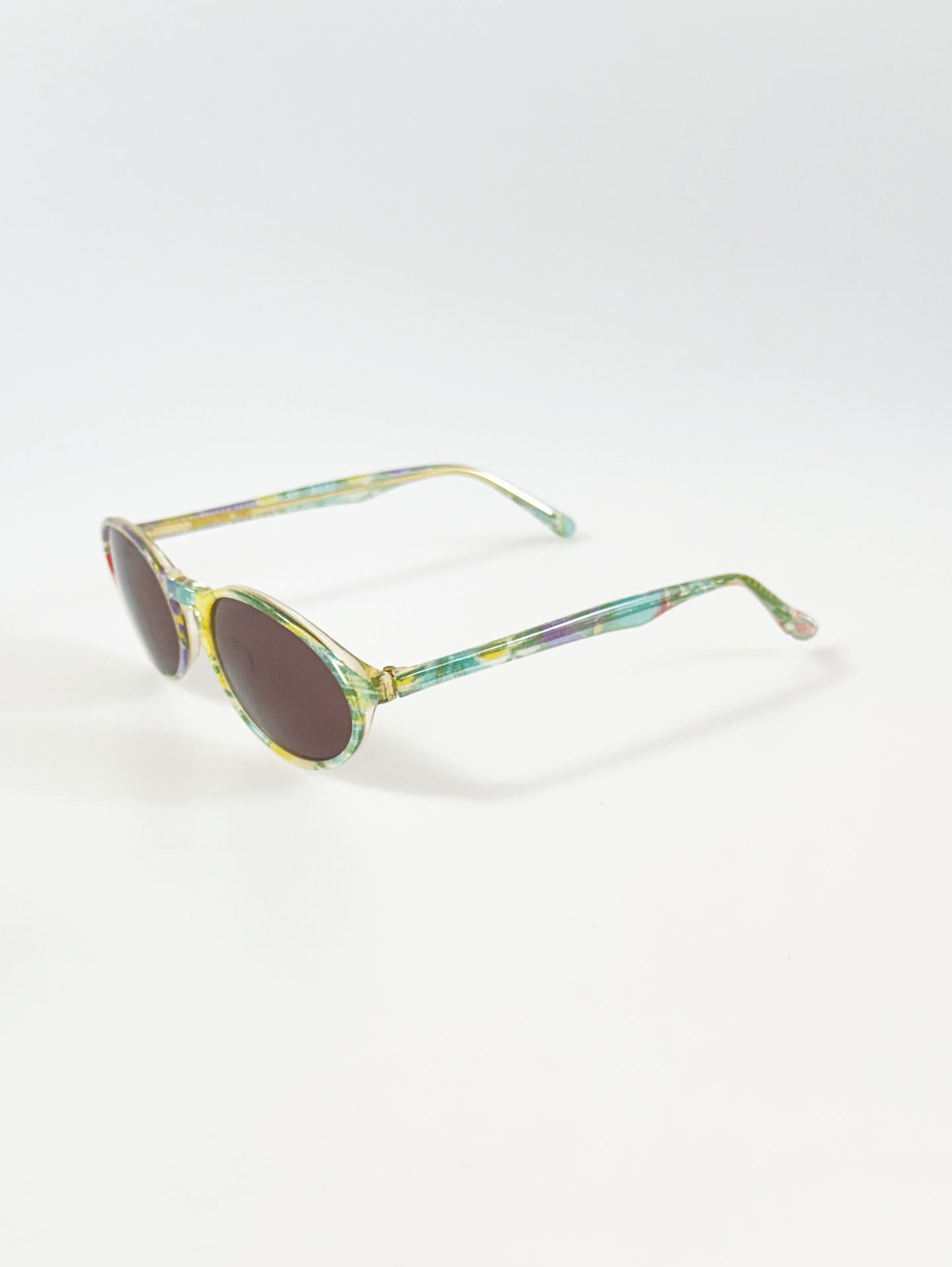 90's DISGUISE Multicolor Slim Oval Sunglasses
