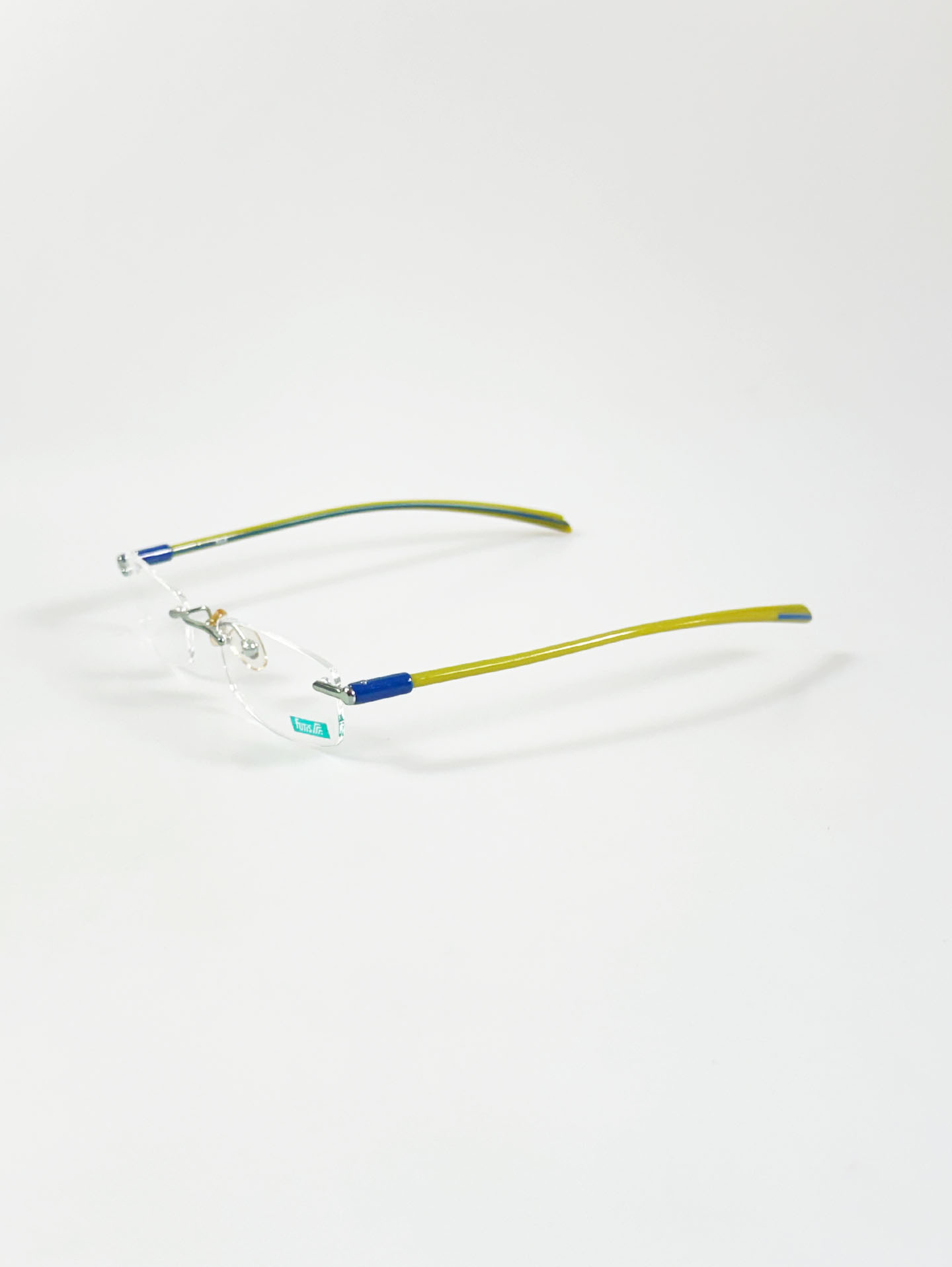 90’s FUTIS Rimless Square Metal Glasses
