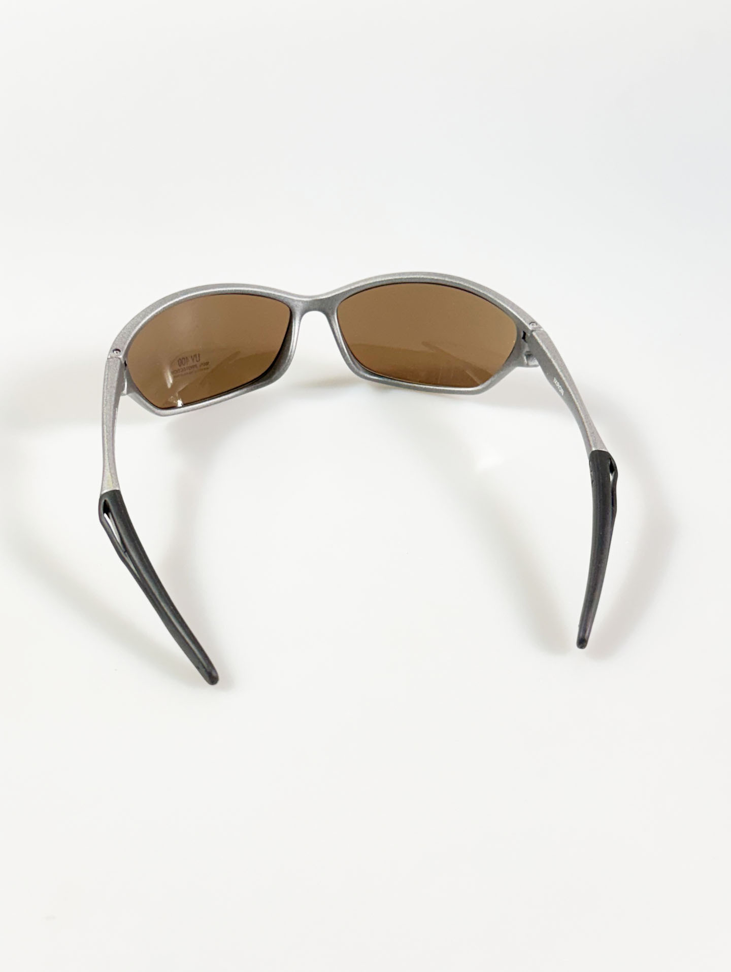 IXRON Silver Wraparound Sport Frame Tint Sunglasses