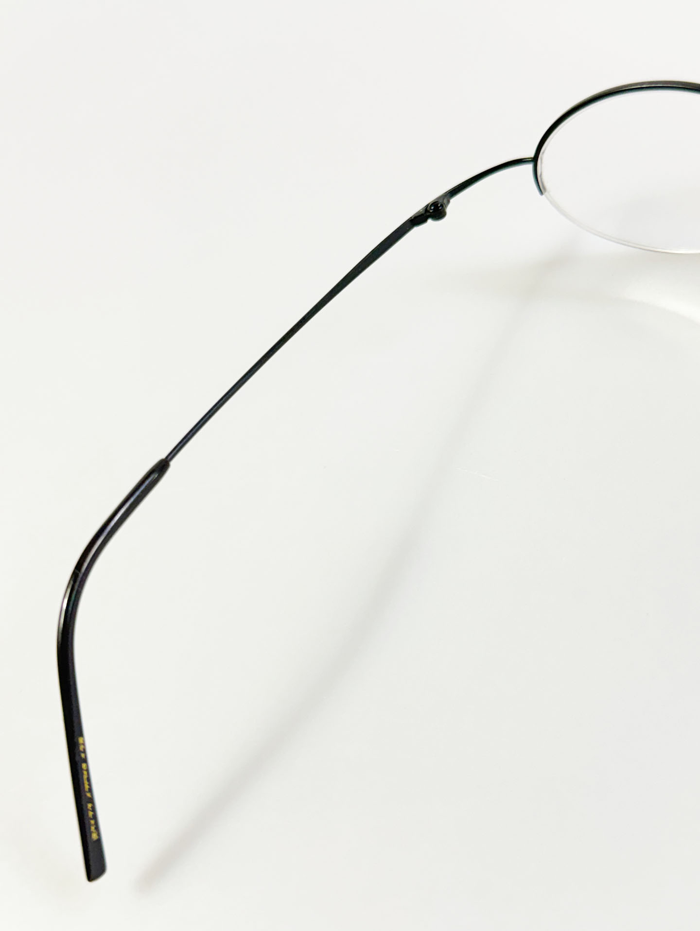 InToo Oval Black Half-Rim Oval Wire Metal Frame Glasses