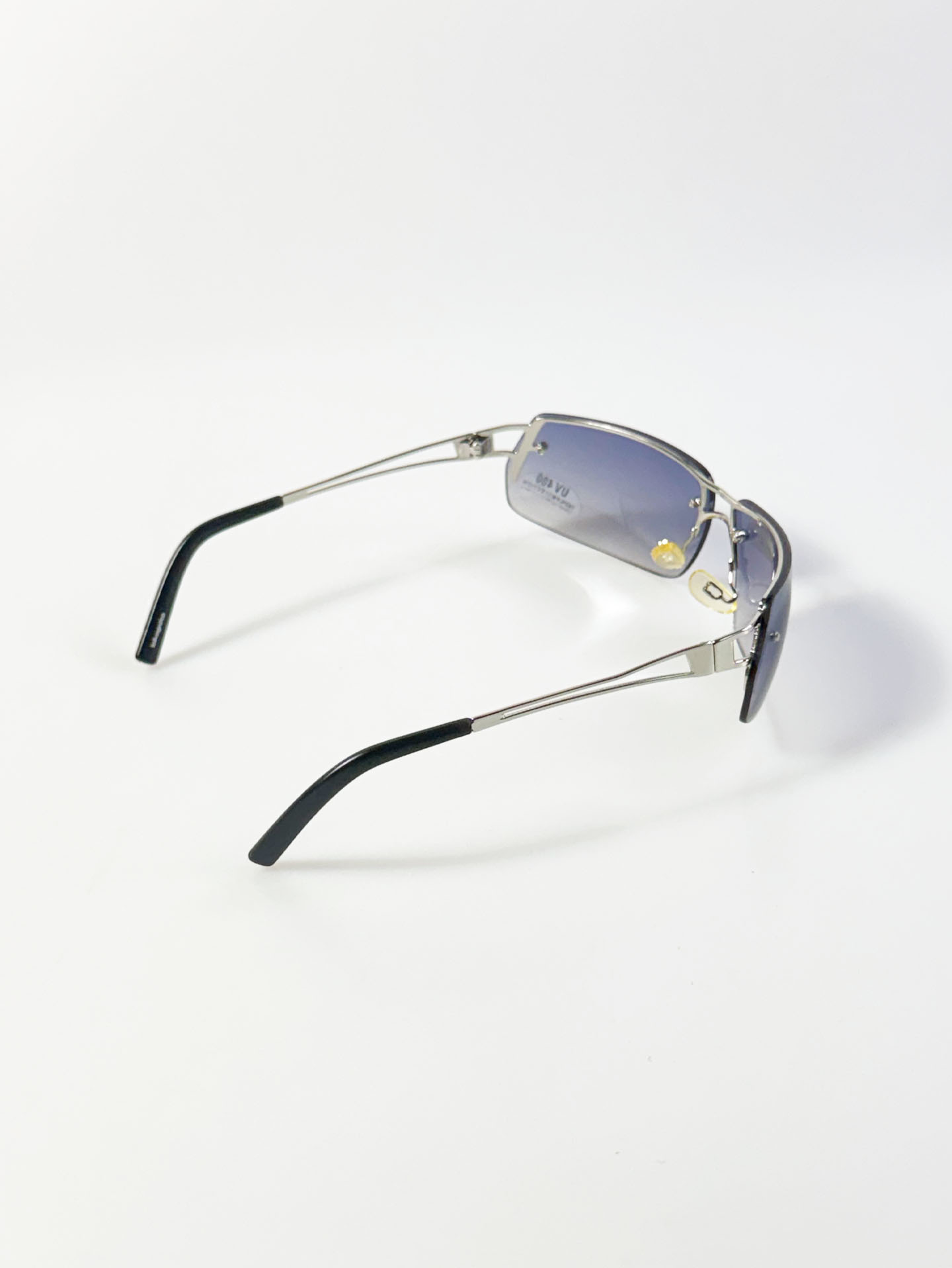 INKOGNITO Rimless Double Bridge Metal Tint Sunglasses