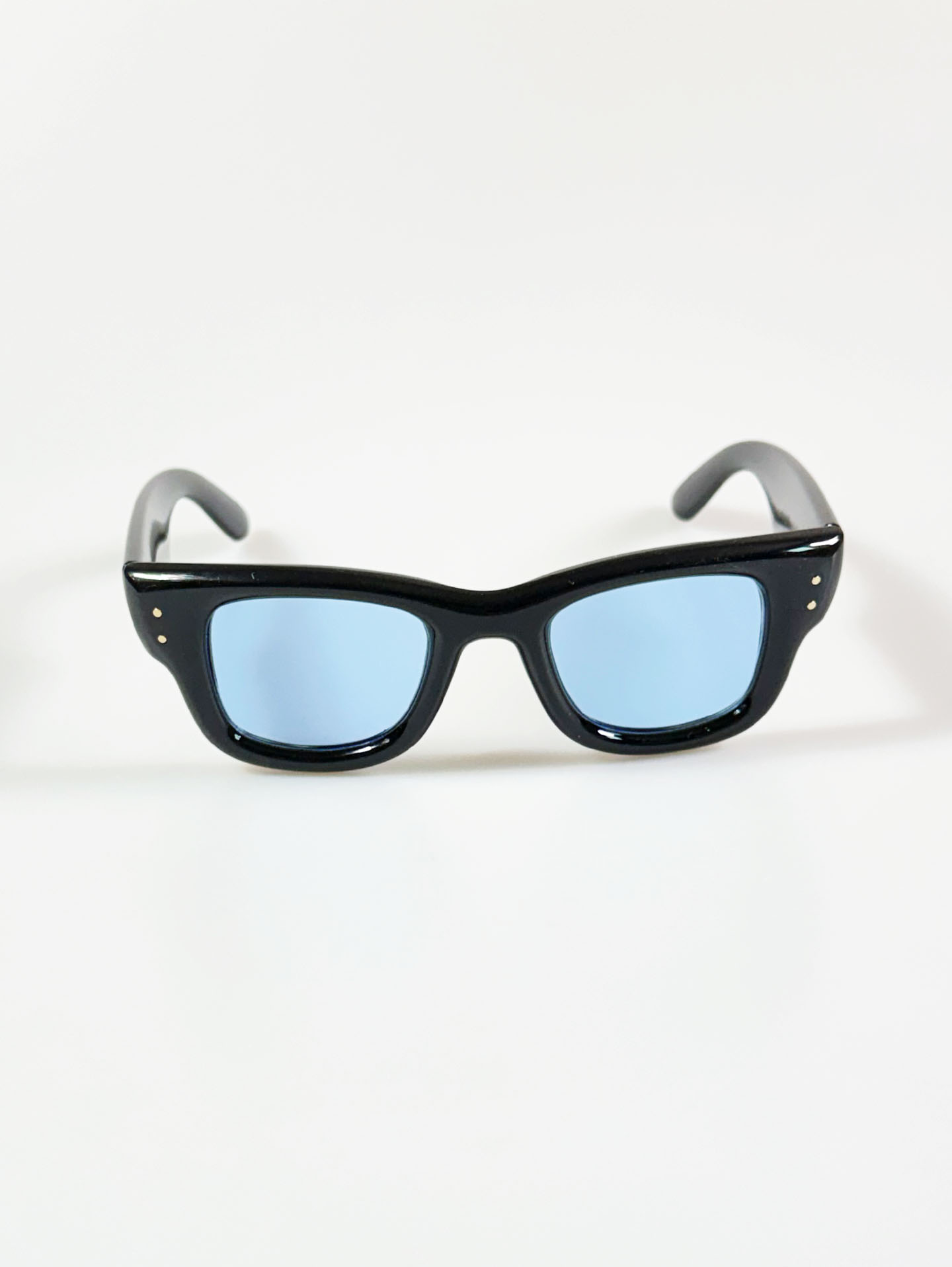 Black Bold Square Tinted Sunglasses