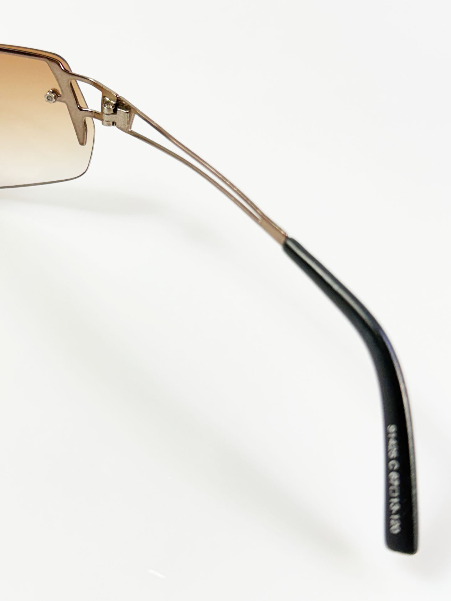INKOGNITO Rimless Double Bridge Metal Tint Sunglasses