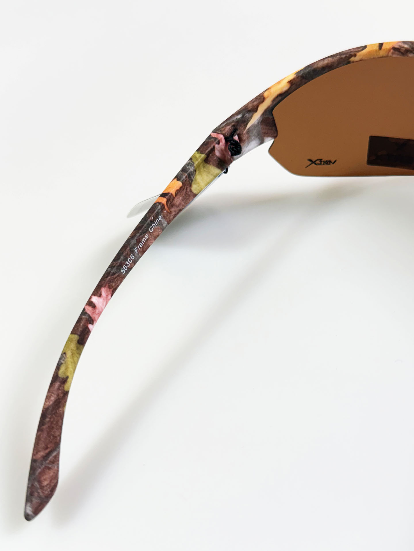 VERTX Realtree Pattern Wraparound Half-Rim Tint Sunglasses