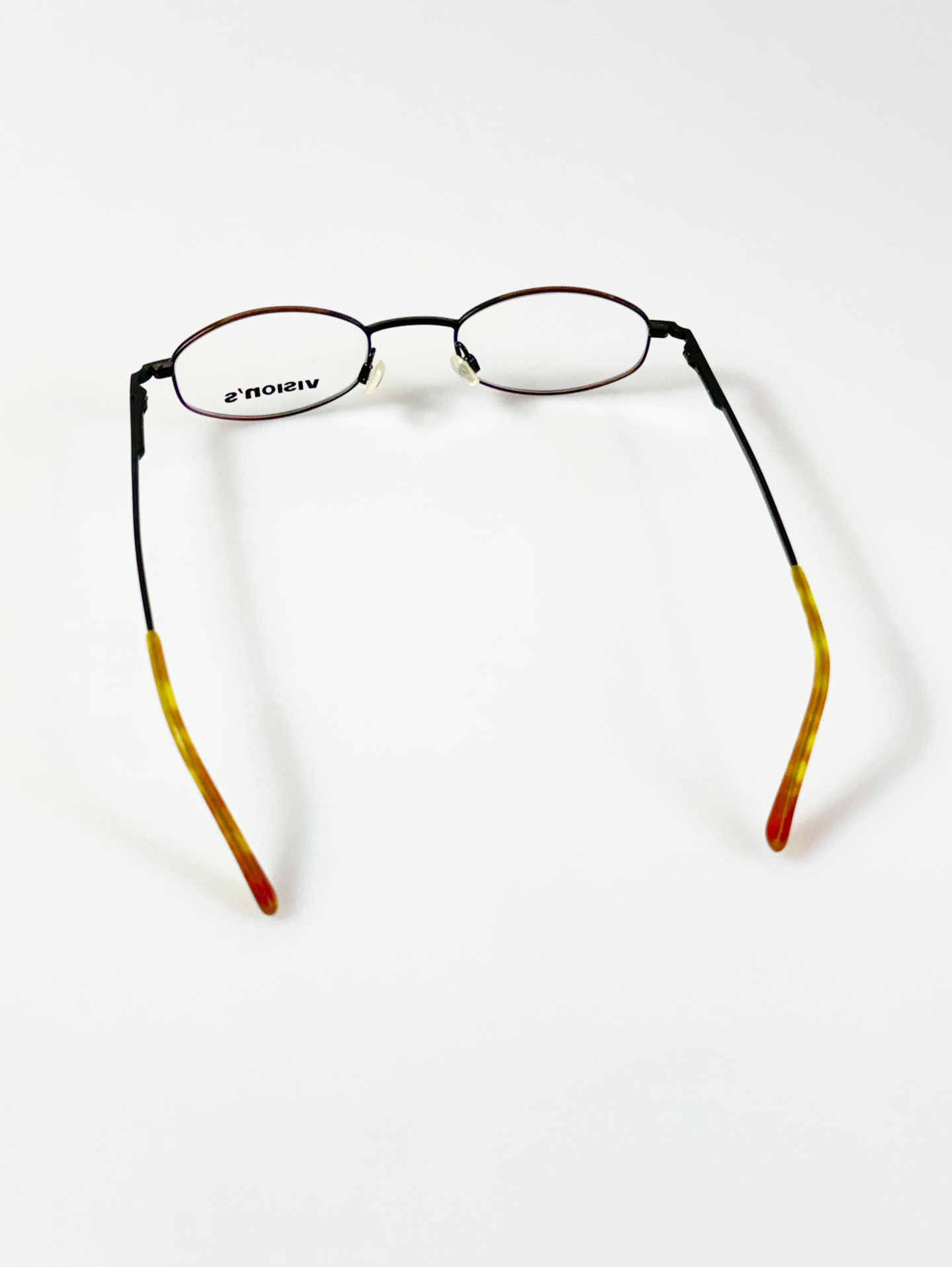 Vision’s Slim Oval Two-Tone Metal Glasses