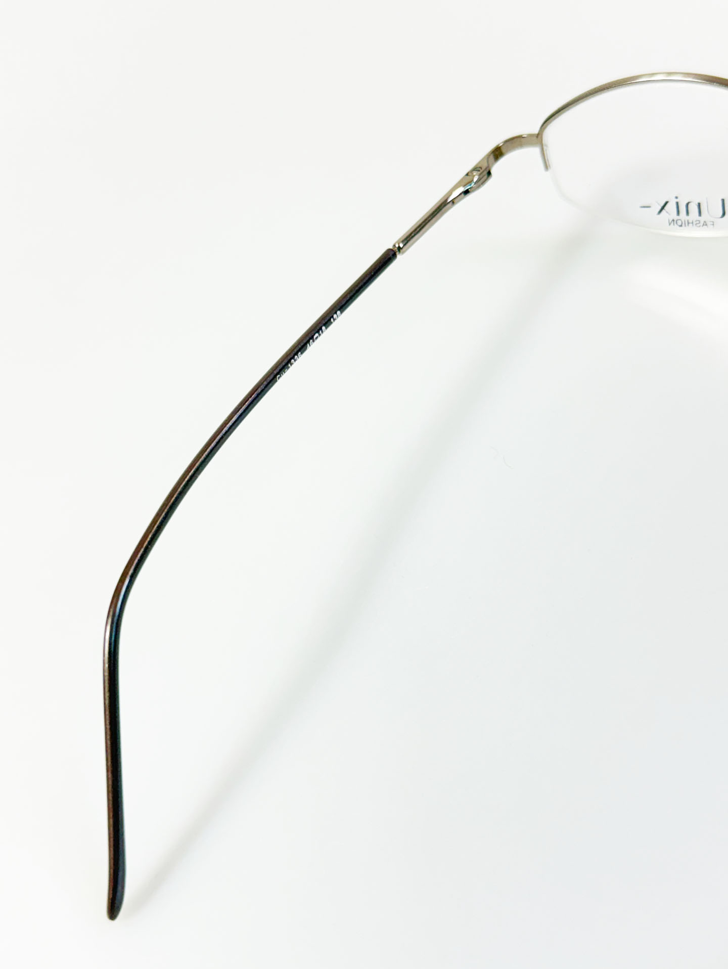 Unix Fashion Silver Half Rim Square Metal Glasses