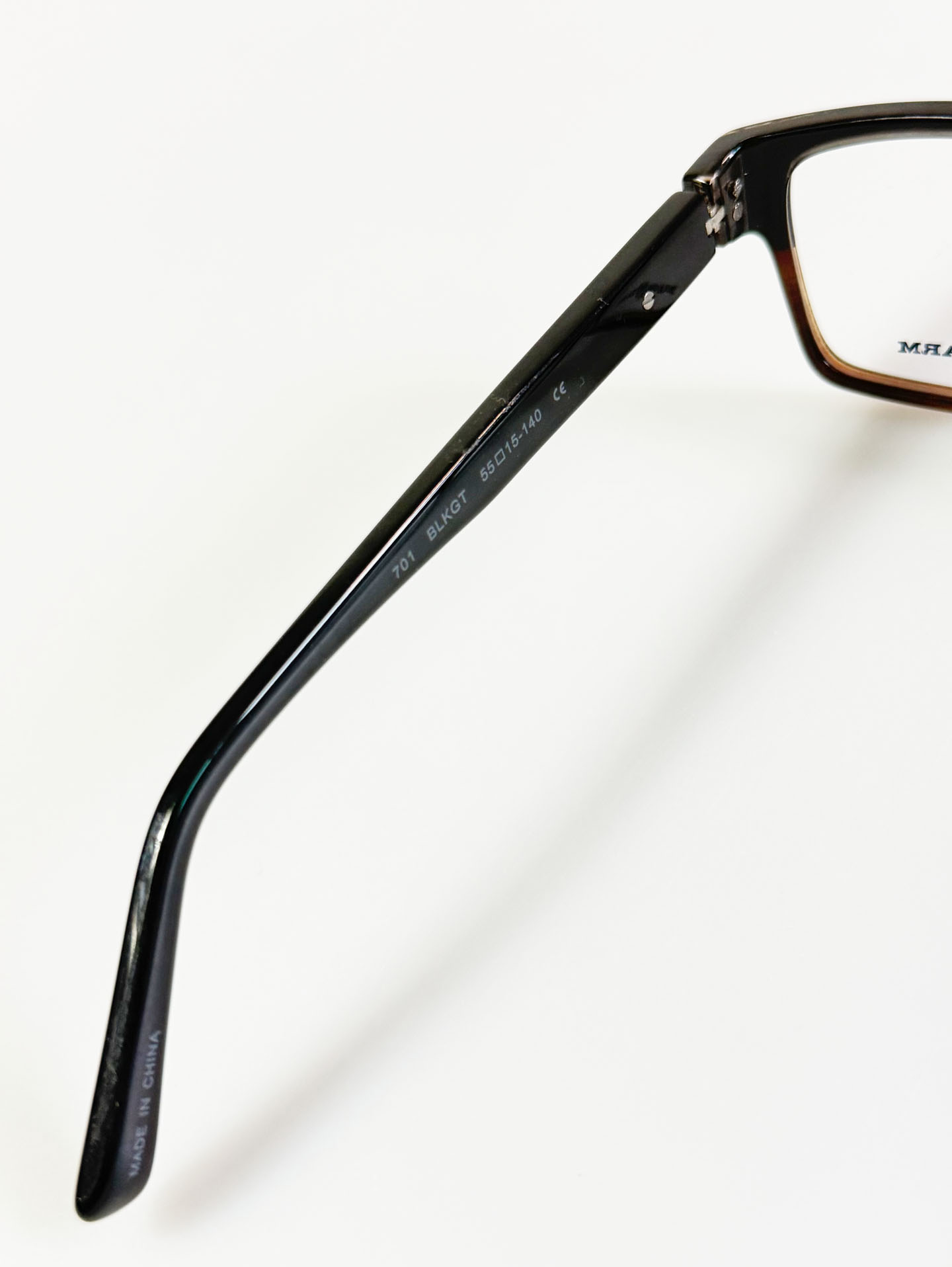 PHAT FARM Gradient Two-Tone Bold Square Glasses