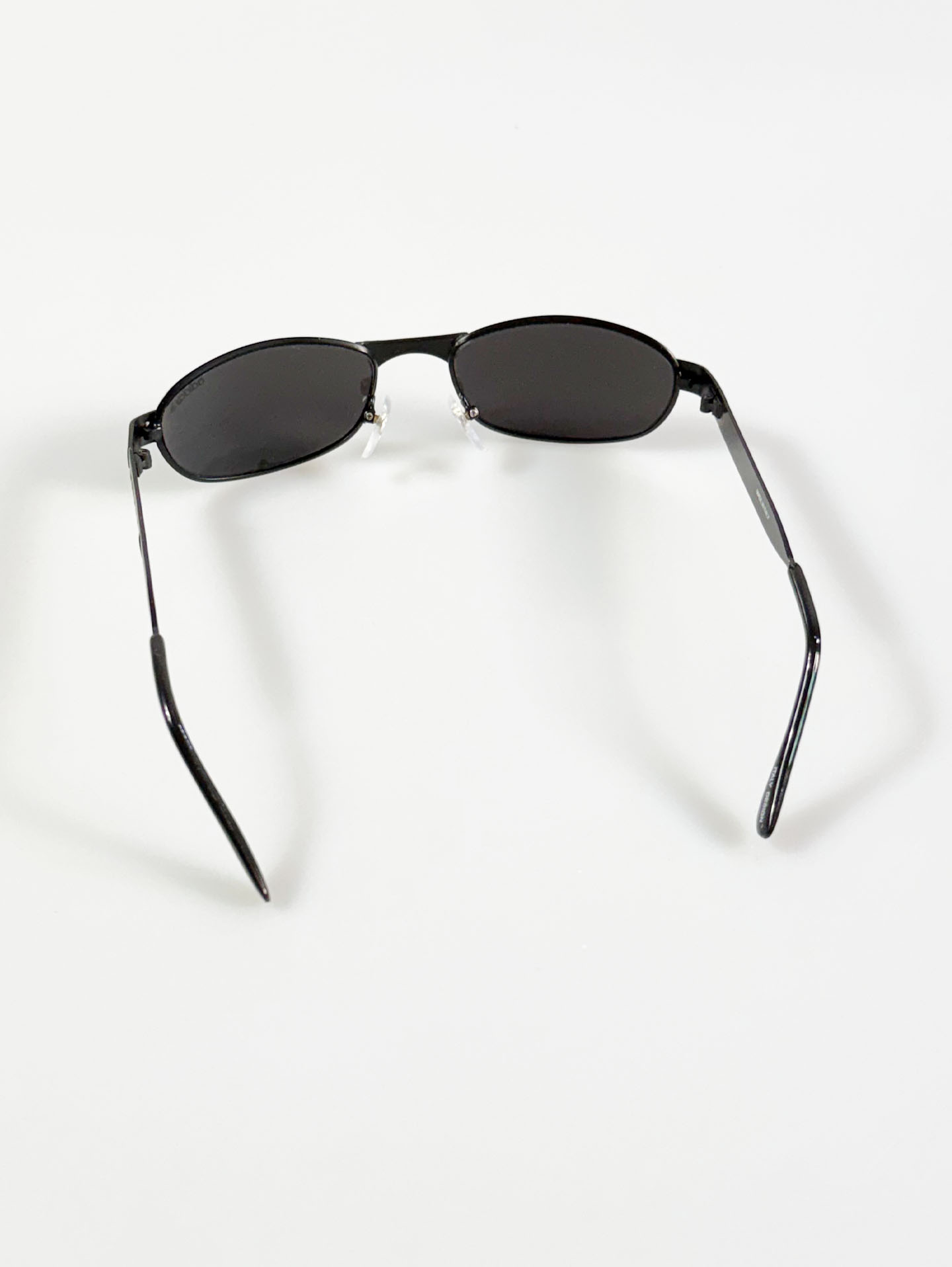 Adidas Black Slim Oval Metal Sunglasses