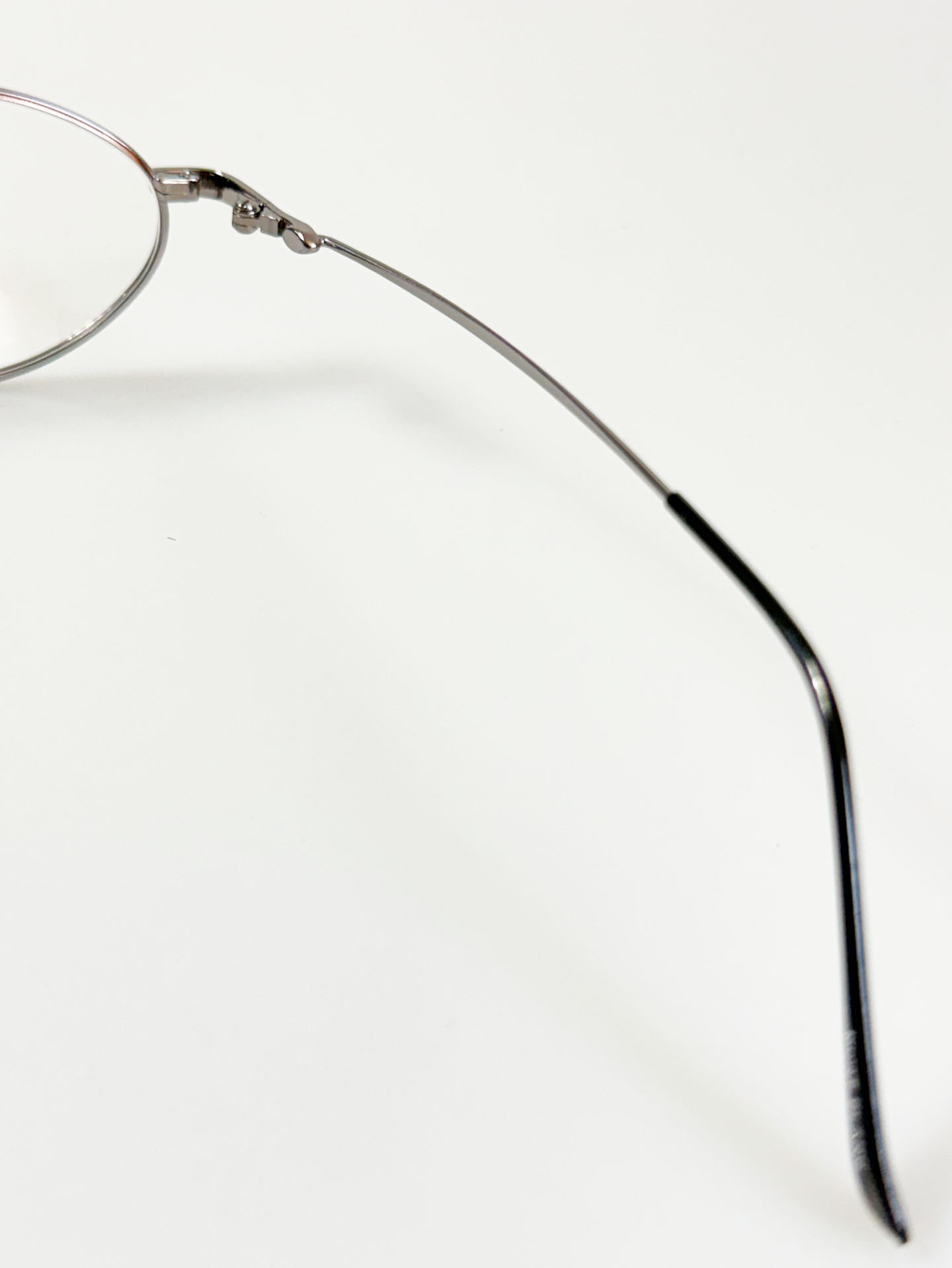 MONT BLANC PARIS Silver Metal Slim Oval Frame Glasses