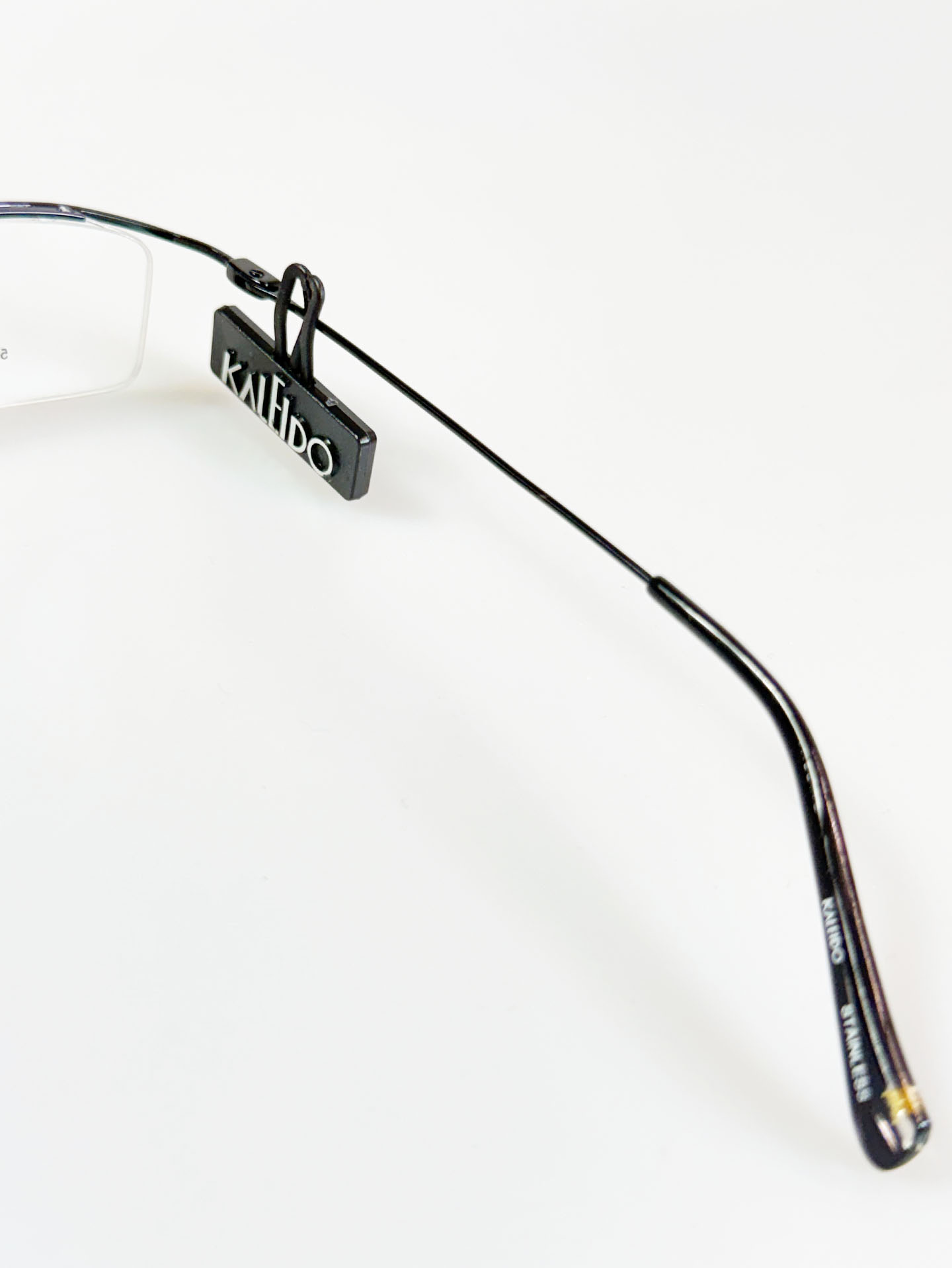KALEIDO Half-Rim Slim Square Metal Glasses