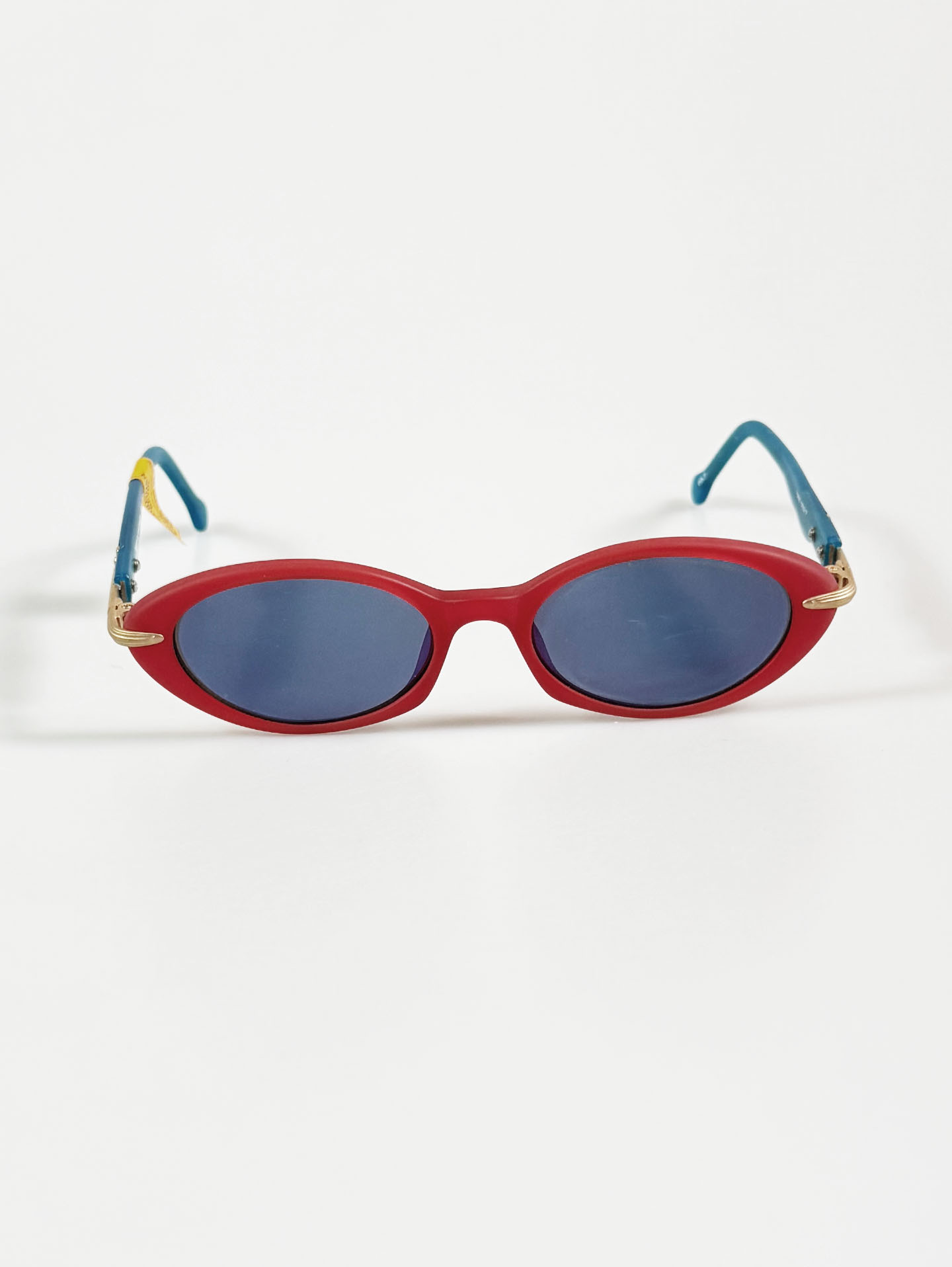 90's Christian Kevin Bold Oval Frame Sunglasses
