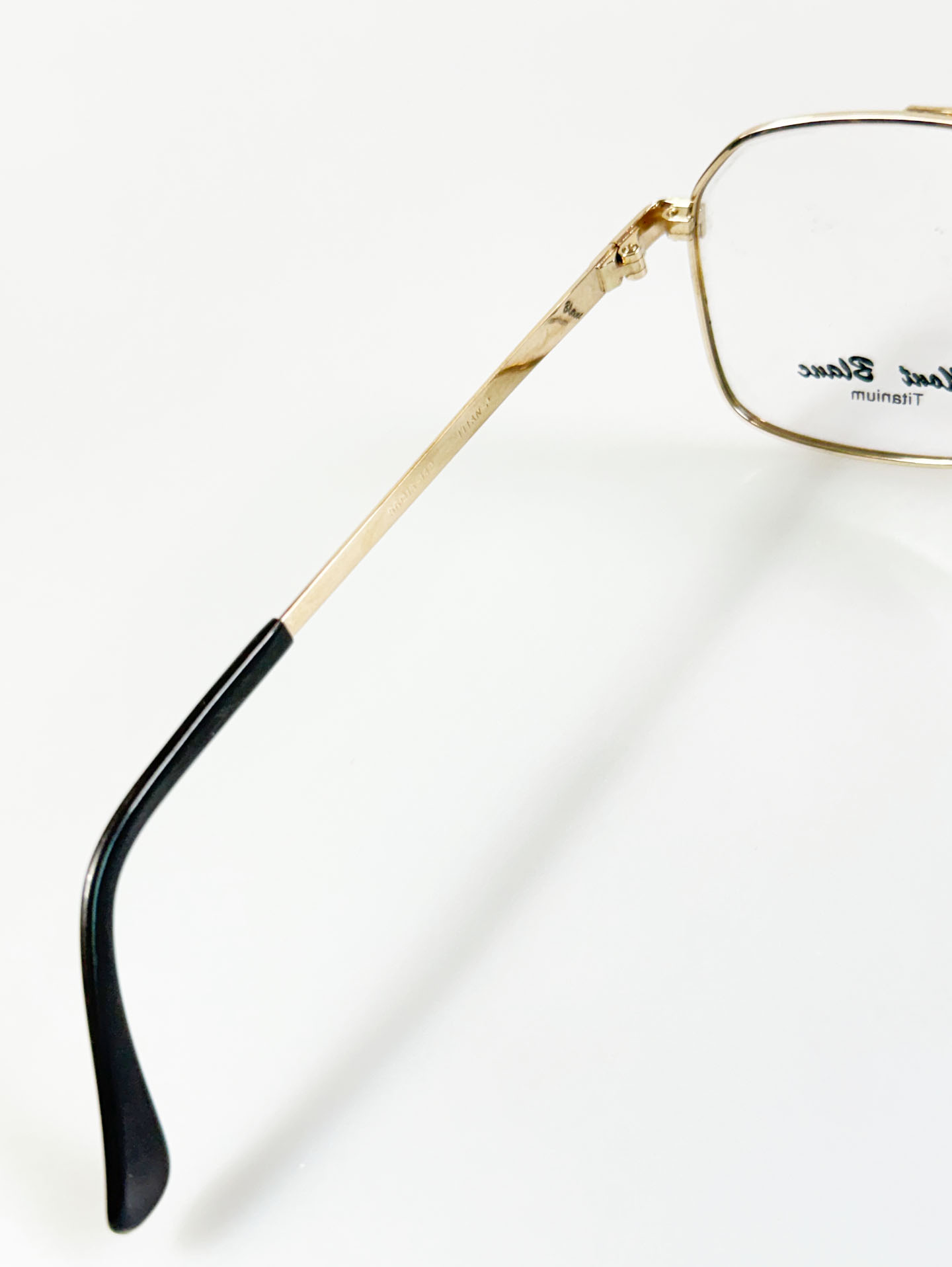 90's MONT BLANC Gold Titanium Boeing Frame Glasses