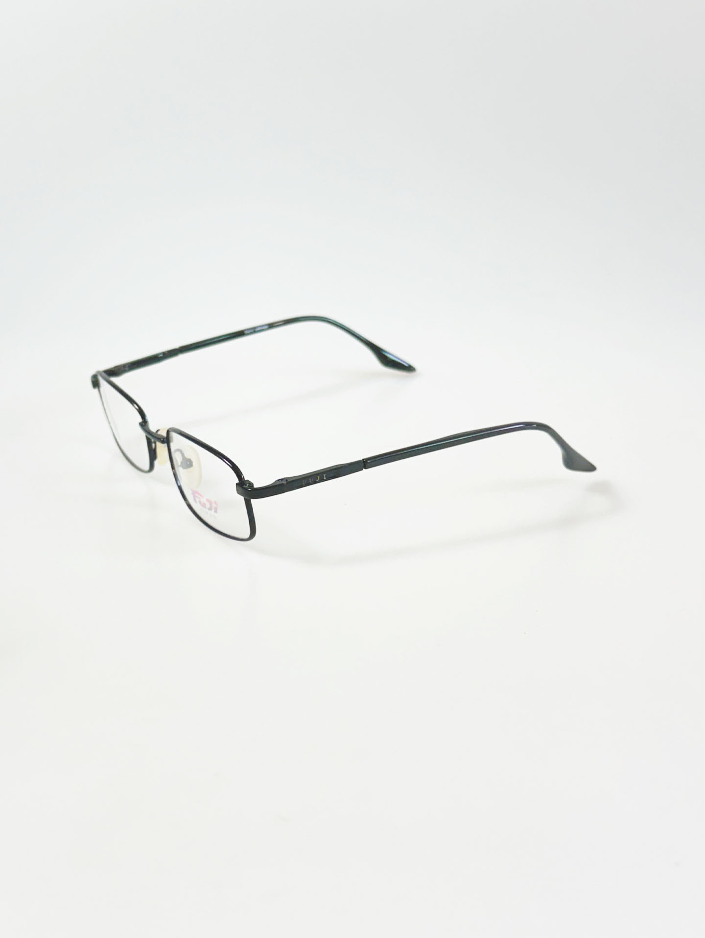 90's FUJI JAPAN Slim Square Metal Glasses Collection / 2 Colors