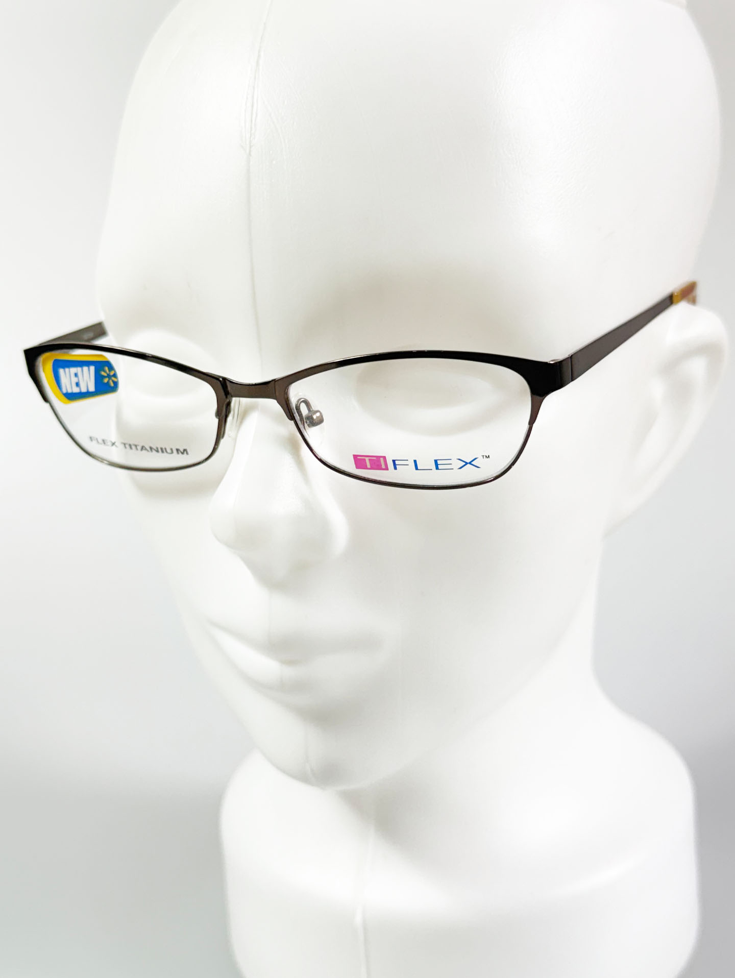 TI FLEX Titanium Slim Square Frame Glasses