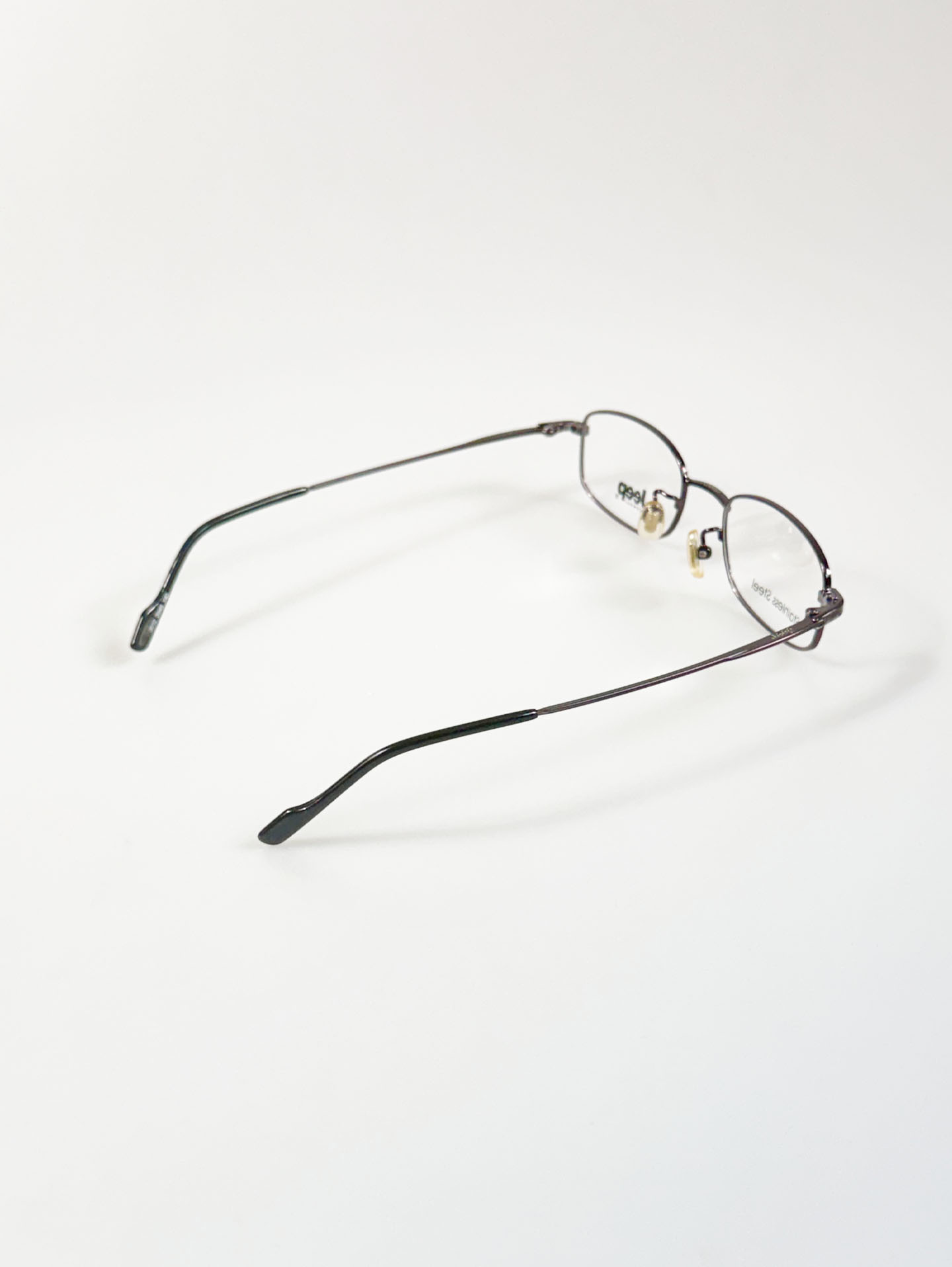 JEEP Gunmetal Slim Square Frame Glasses