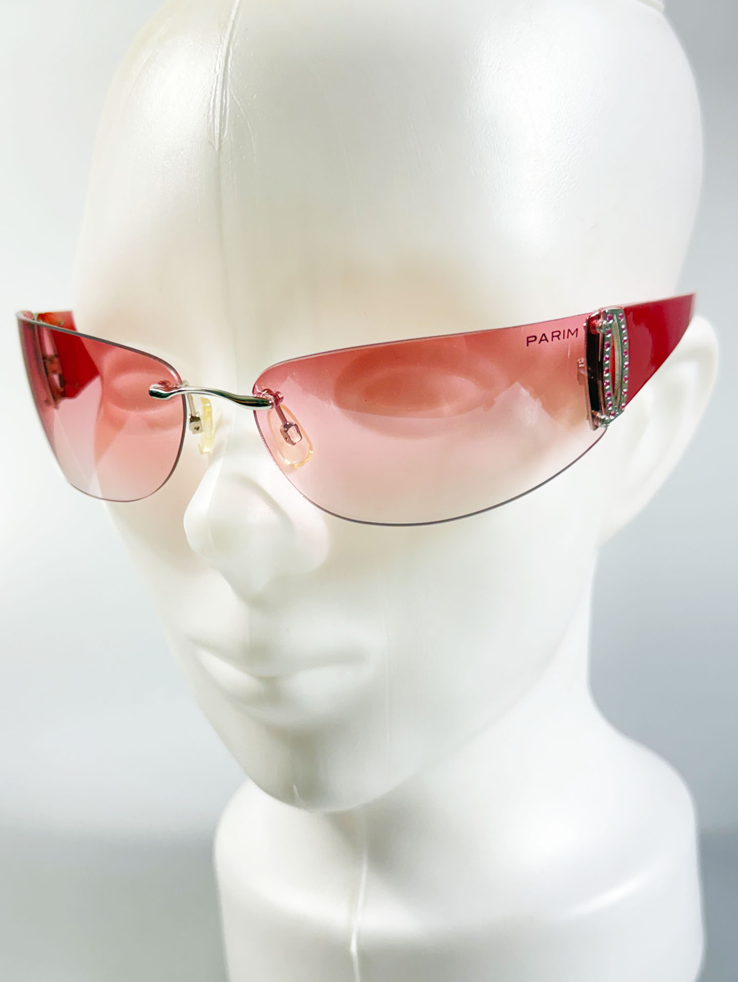 PARIM Rimless Shield Wraparound Tint Sunglasses