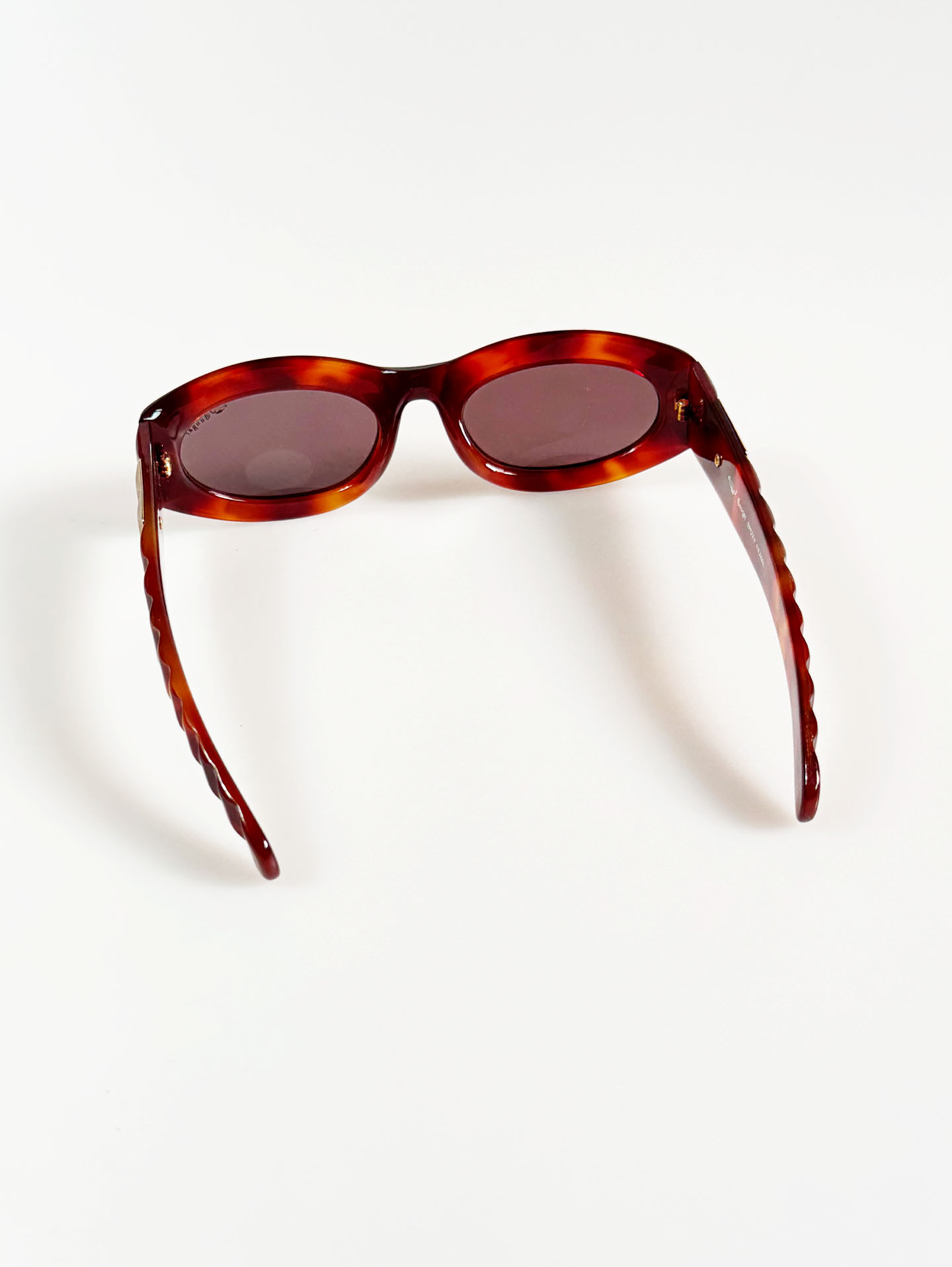 90's COUGAR Tortoiseshell Bold Oval Tint Sunglasses