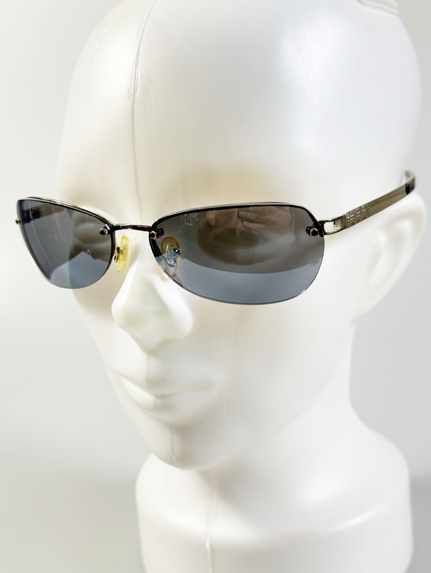 90's ACTION Rimless Square Metal Sunglasses