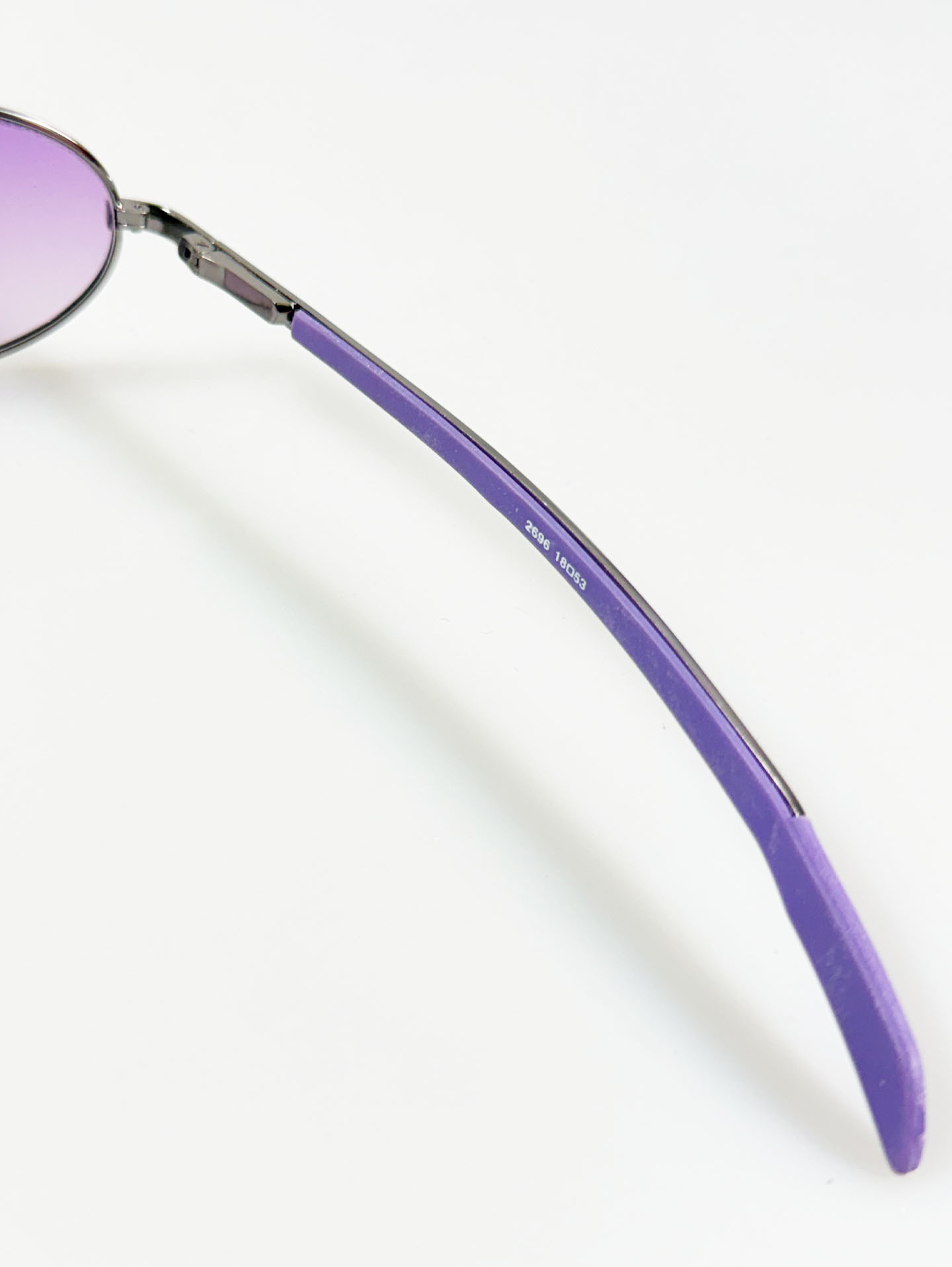 POLICE Gunmetal Slim Oval Tint Sunglasses