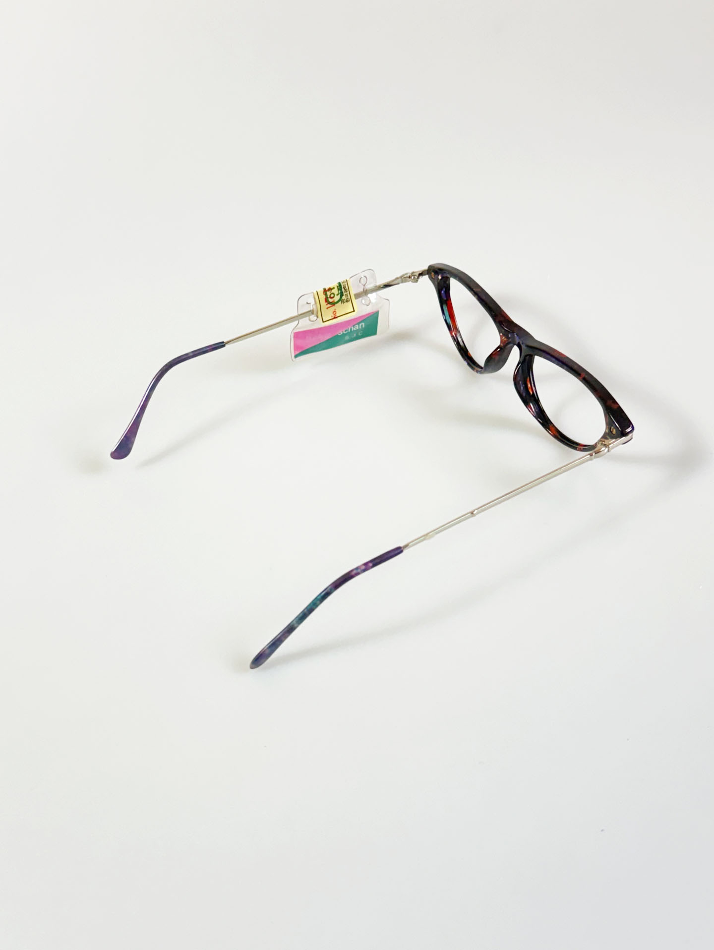 90's SEVA SCHAN Cat-Eye Horn-Rim Frame Glasses