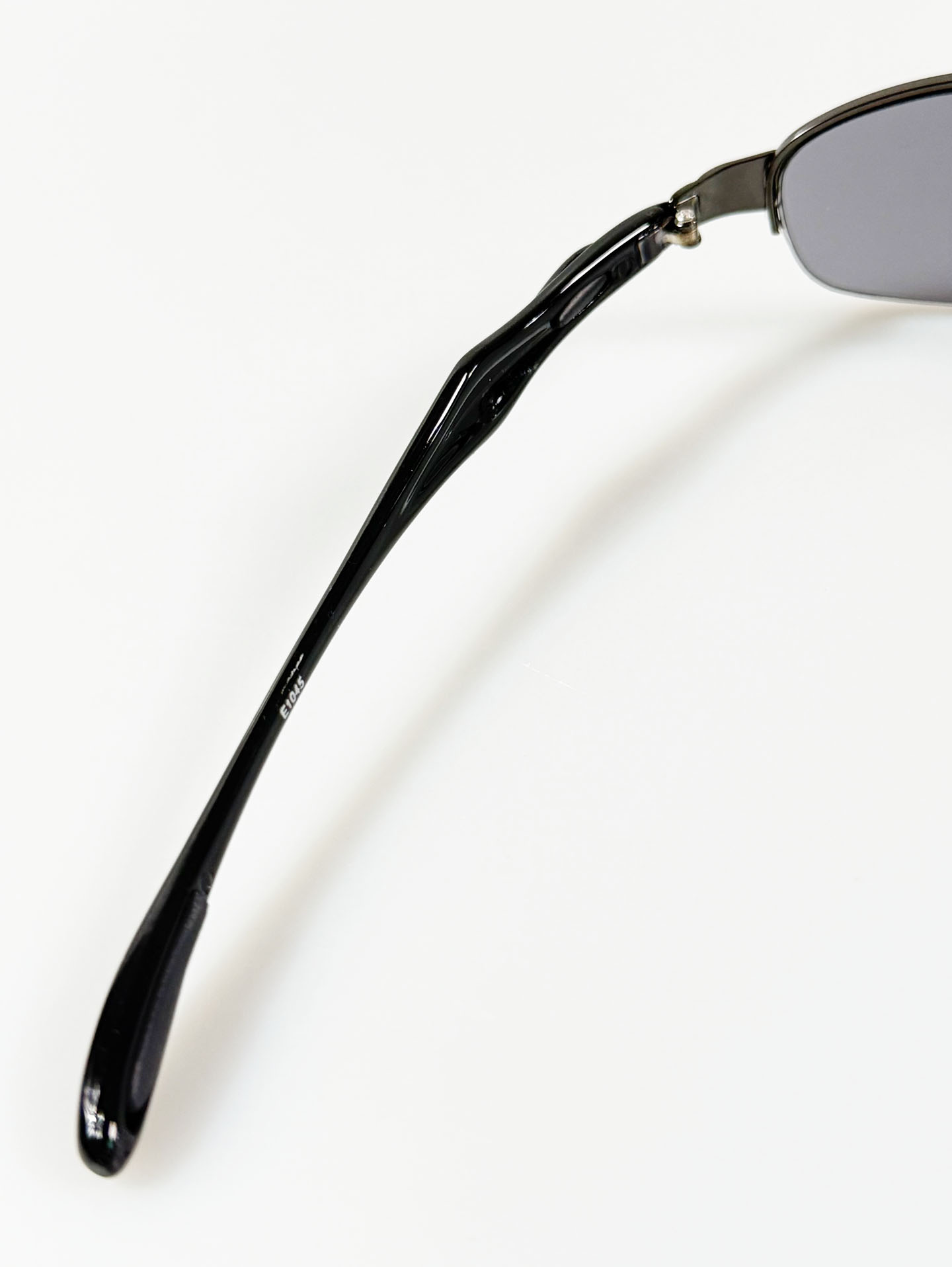 Gunmetal Semi-Rimless Square Metal Sunglasses