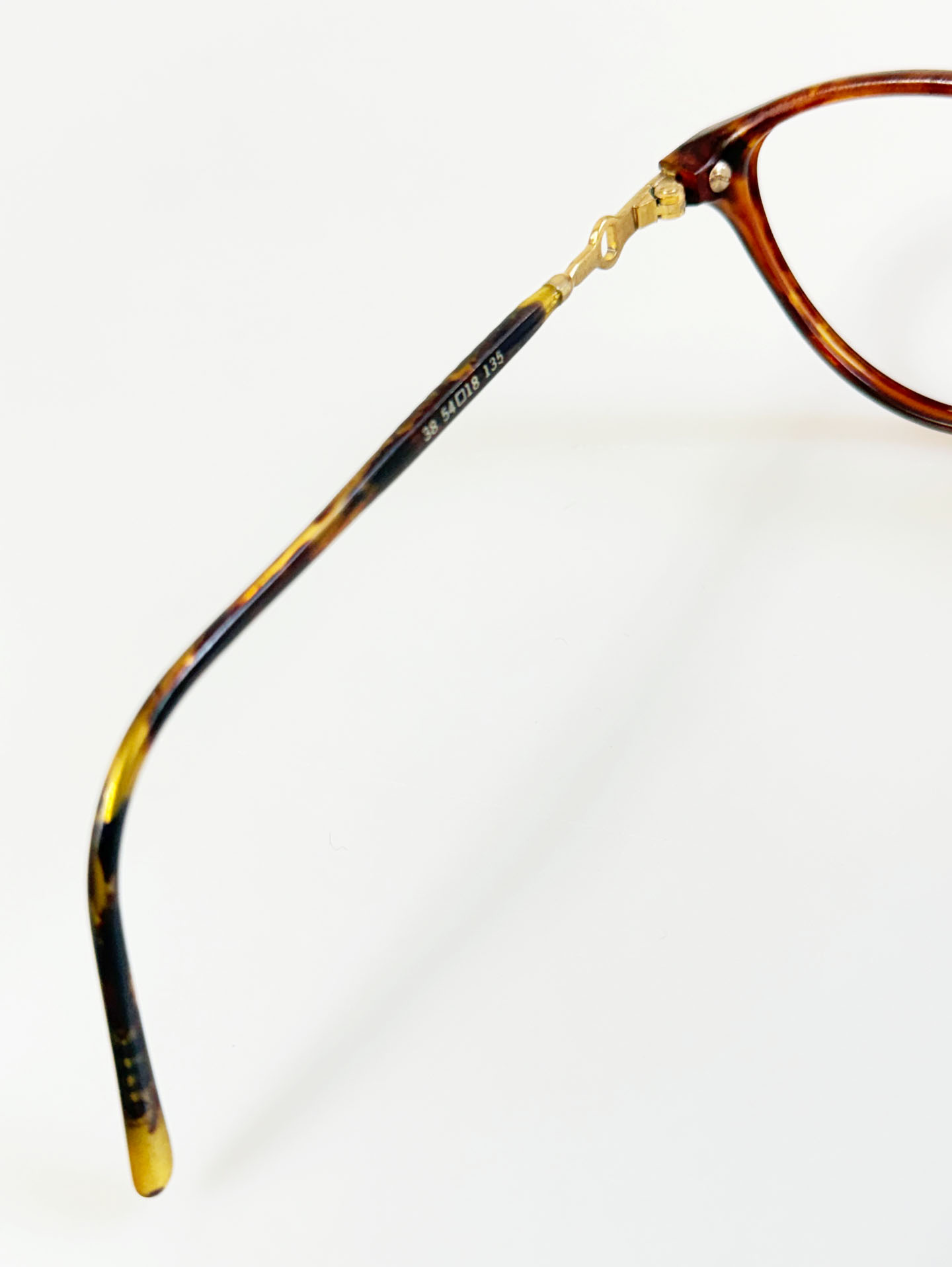 90's CHIEF Tortoiseshell Cat-Eye Horn-Rim Frame Glasses