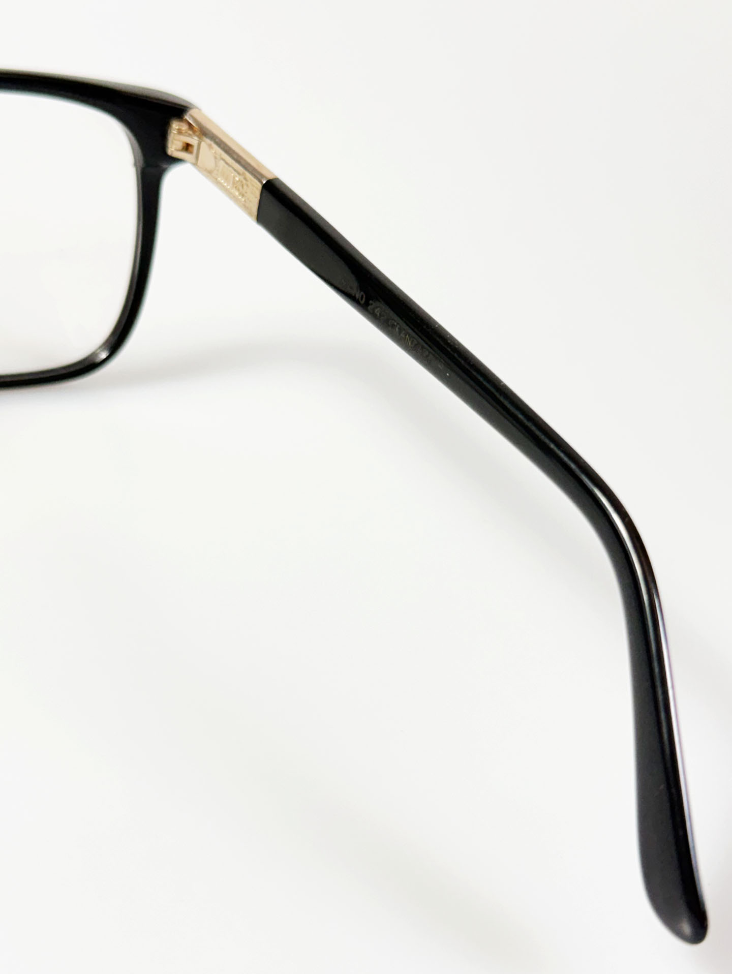 80's MATRIX GRANDAGE Black Oversized Square Frame Glasses
