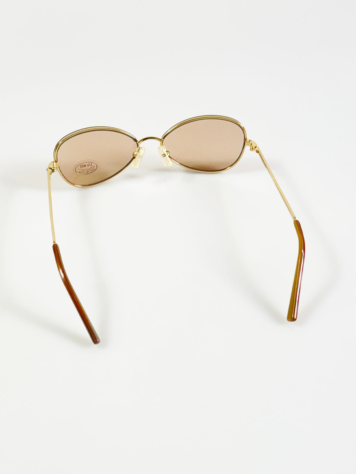 IXRON Rimless Cat-Eye Metal Tint Sunglasses